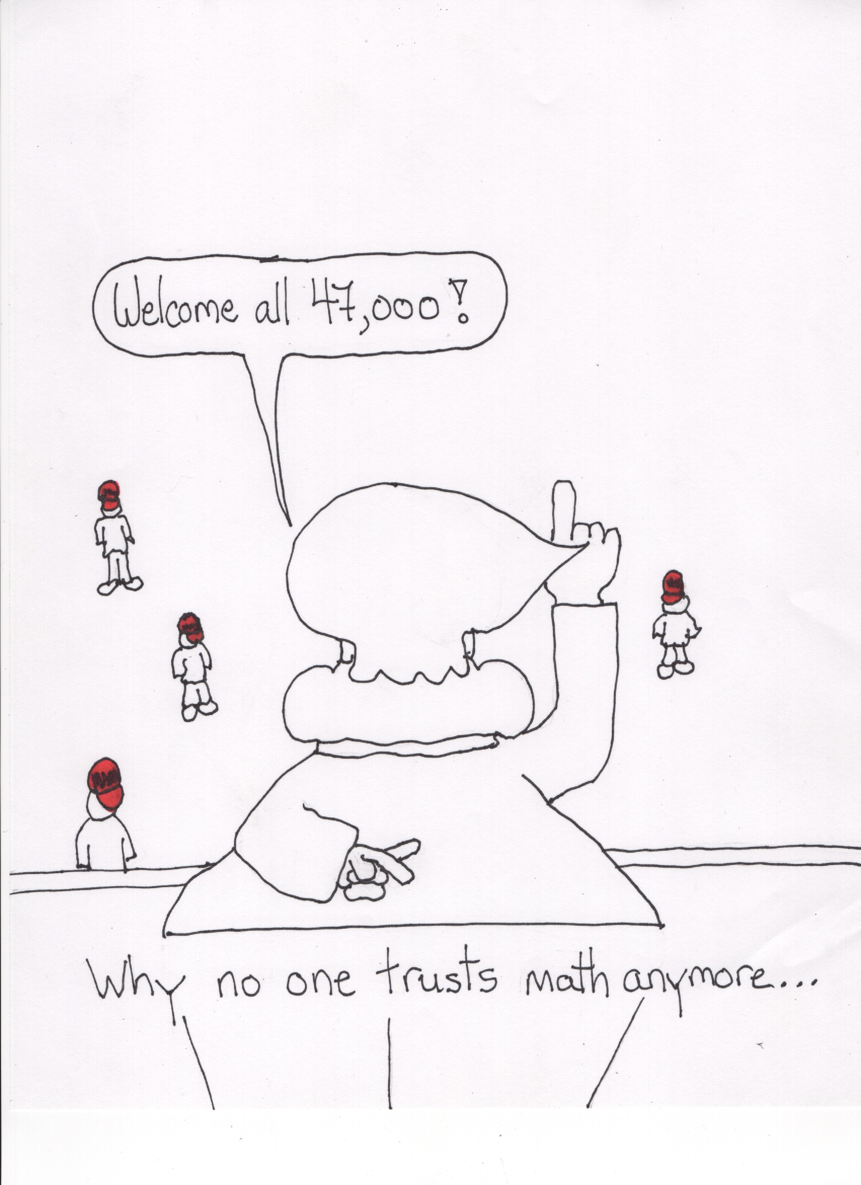 He has ruined math….