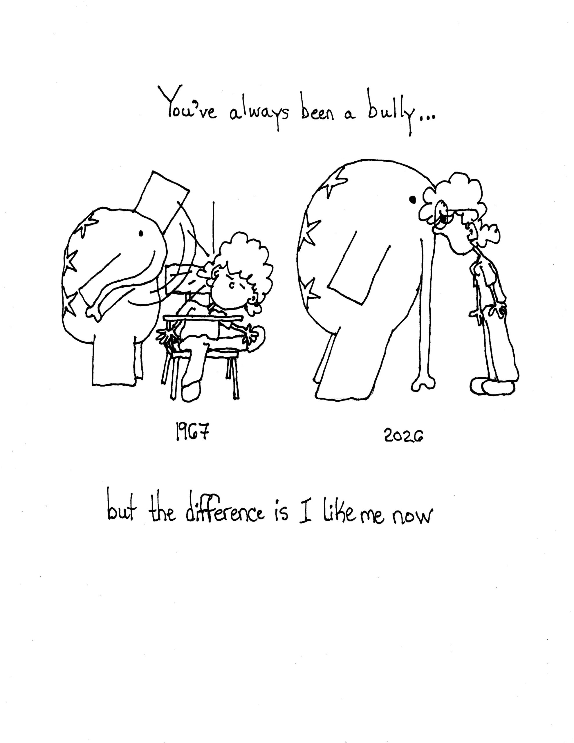 Different me now…
