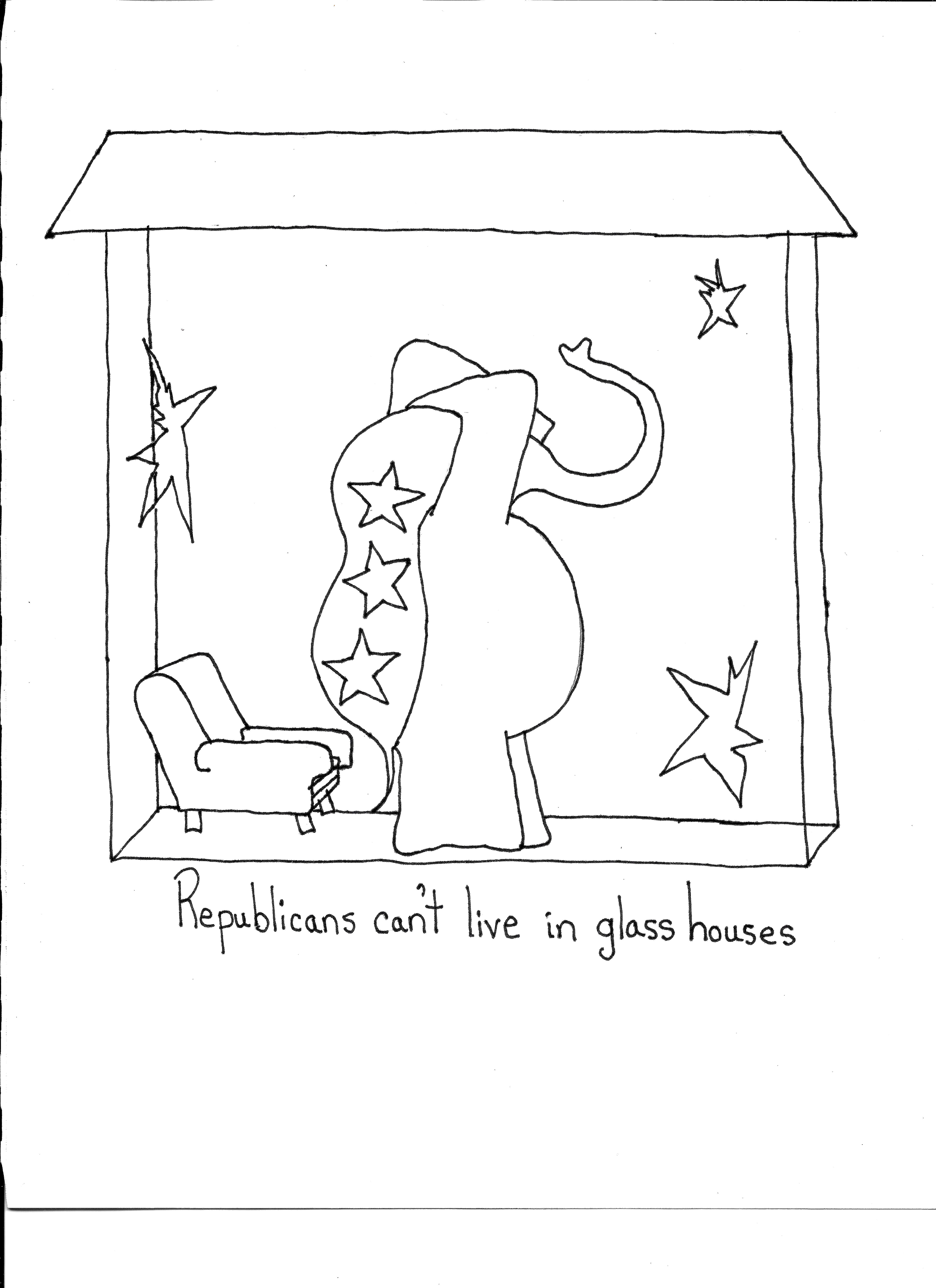 Republicans Cant Live In Glass Houses