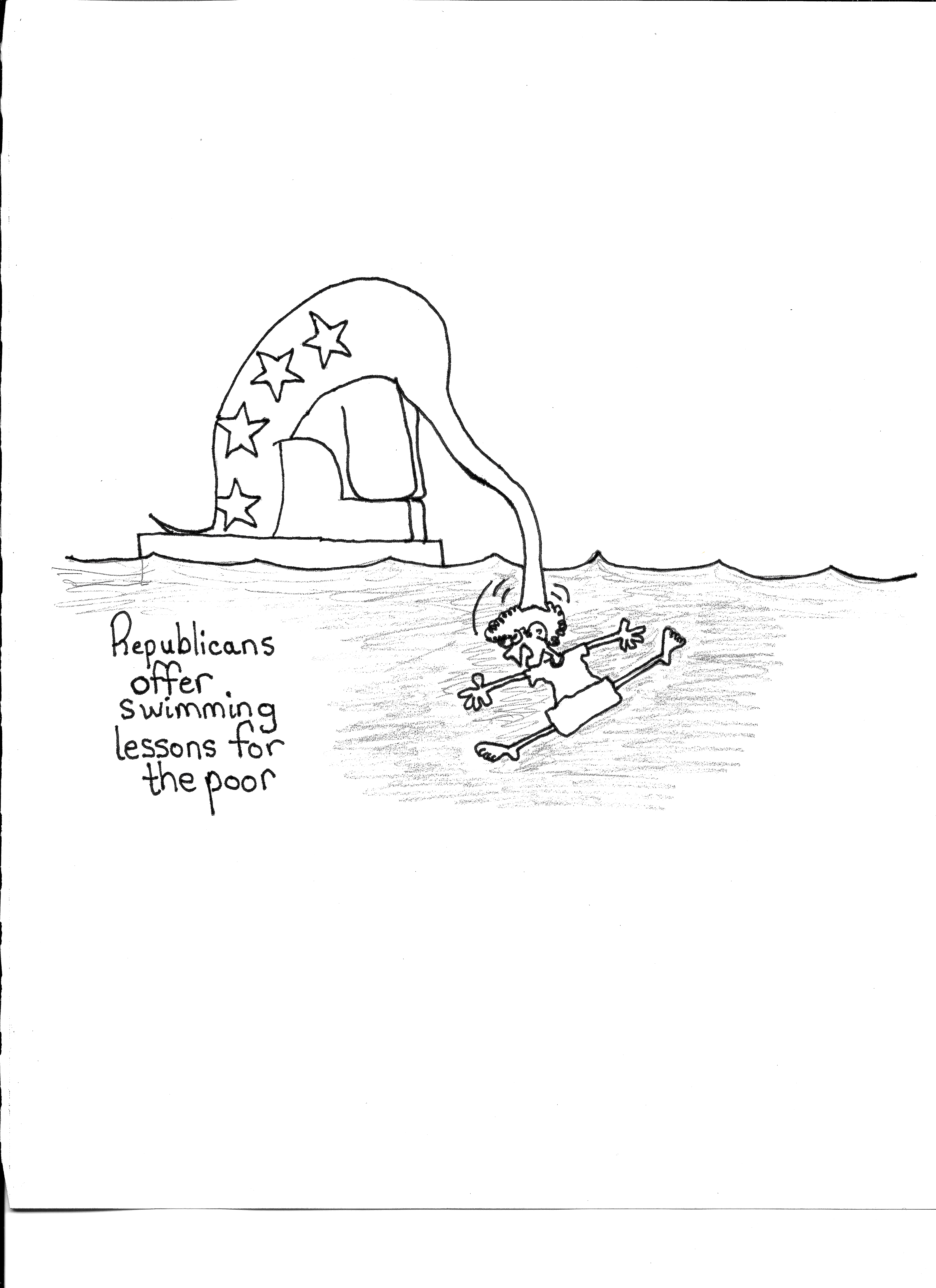 Republicans Offer Swimming Lessons For The Poor