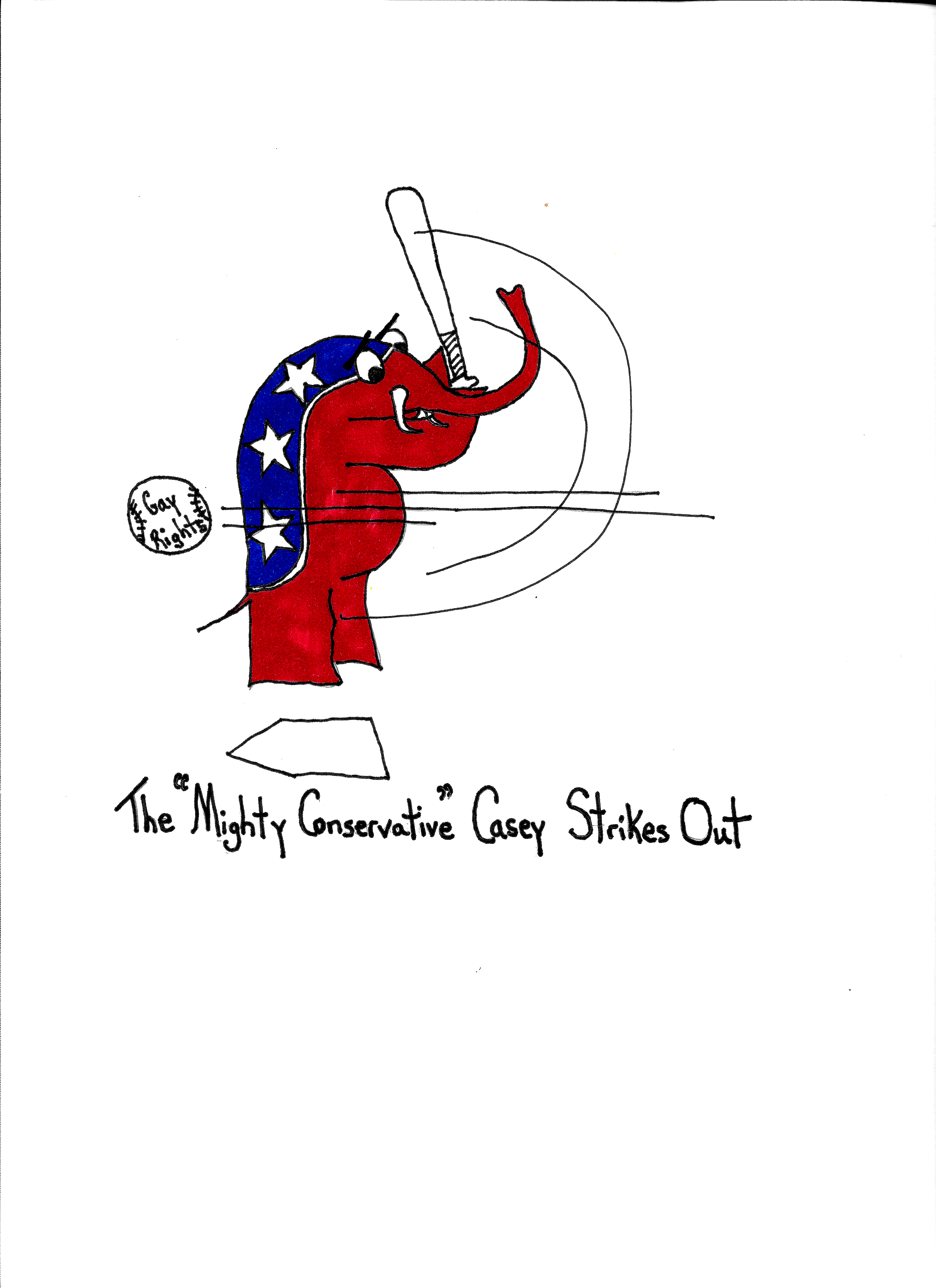 The Mighty Conservative Casey Strikes Out
