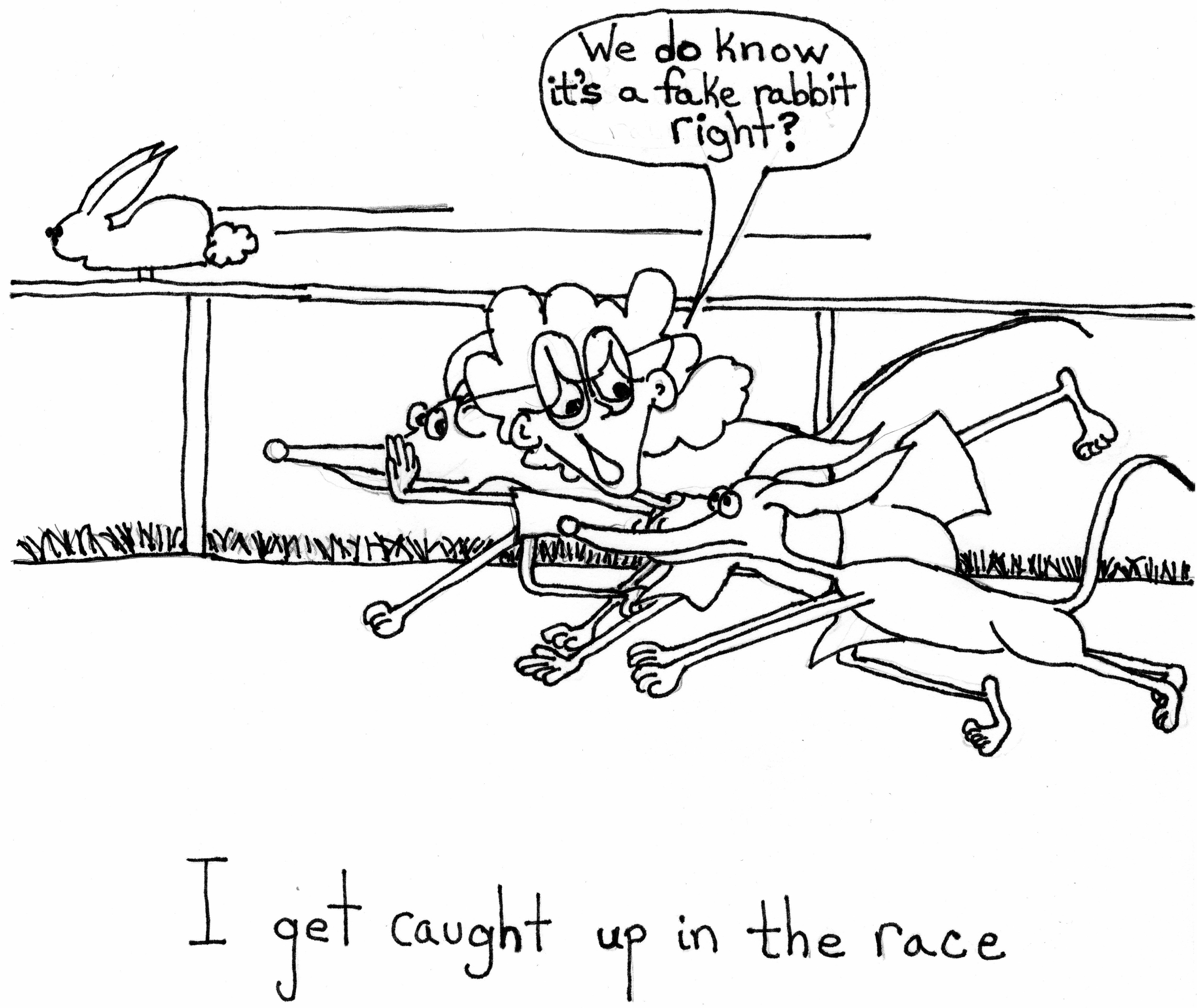 Caught Up In The Race