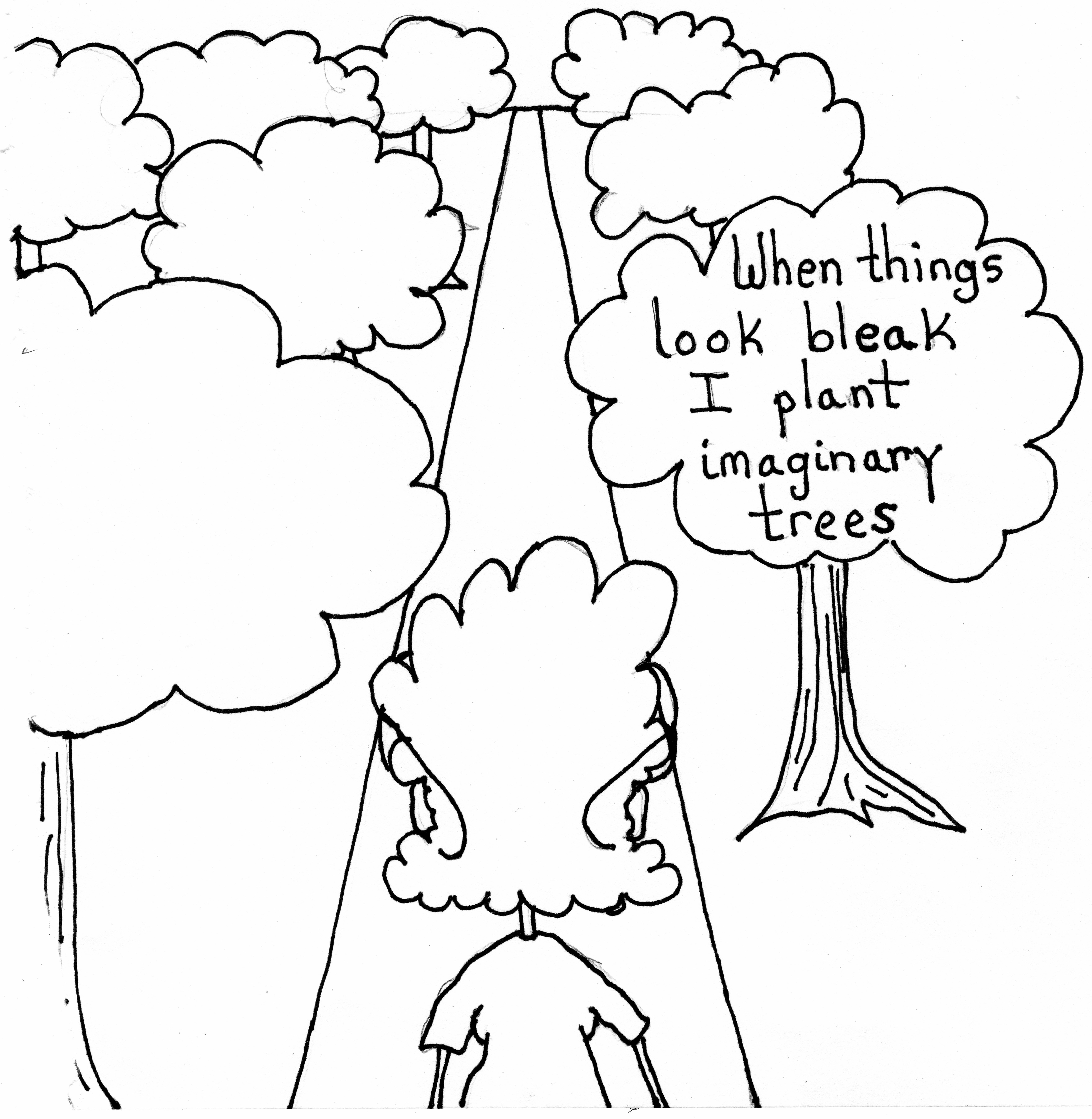 Imaginary Trees