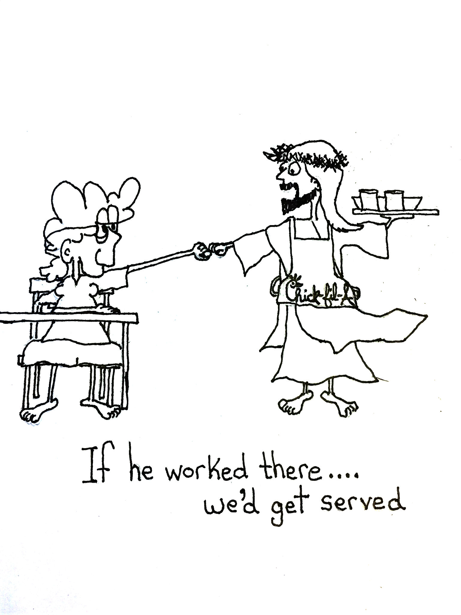 If He Worked There