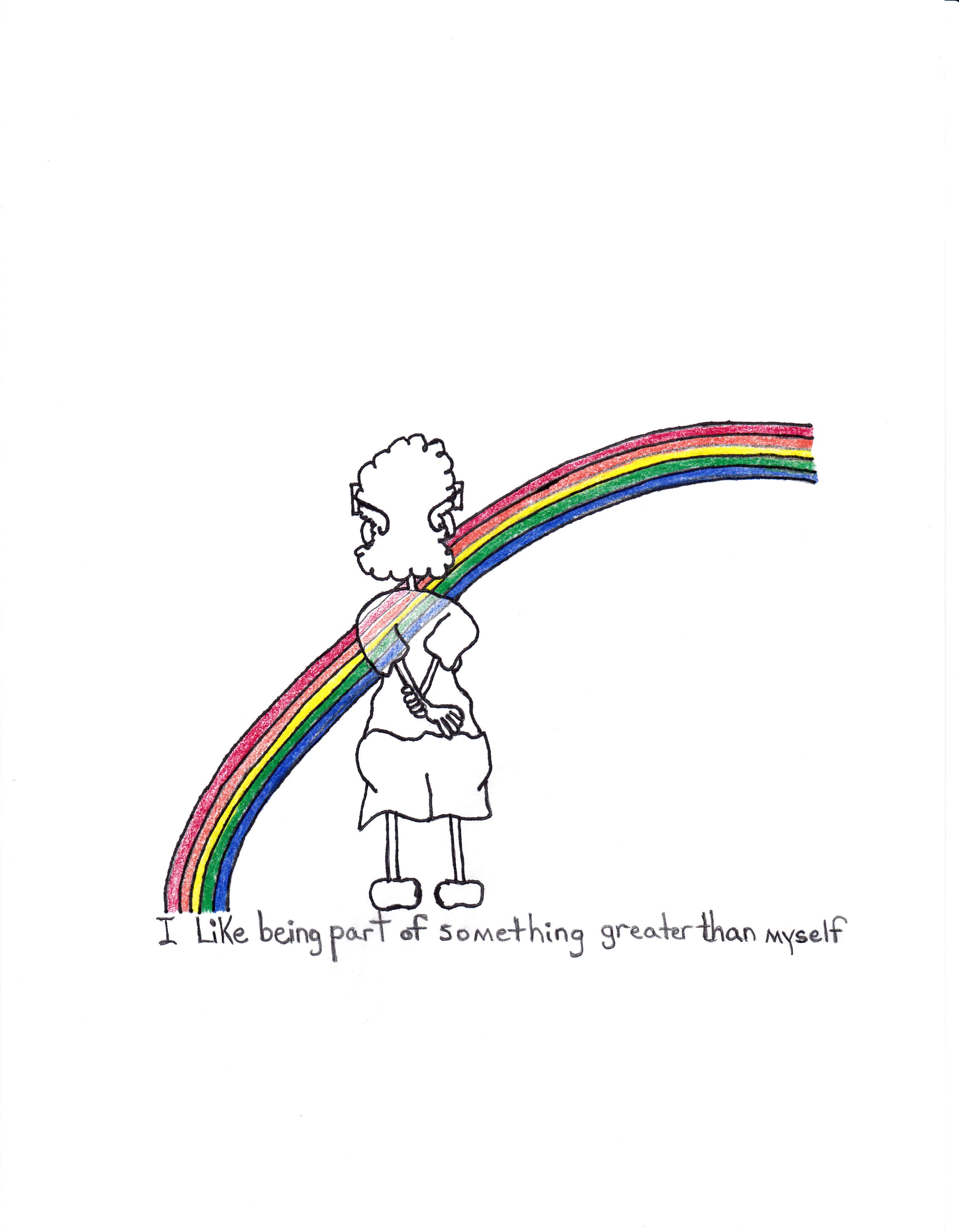 I Like Being Part Of Something Greater Than Myself
