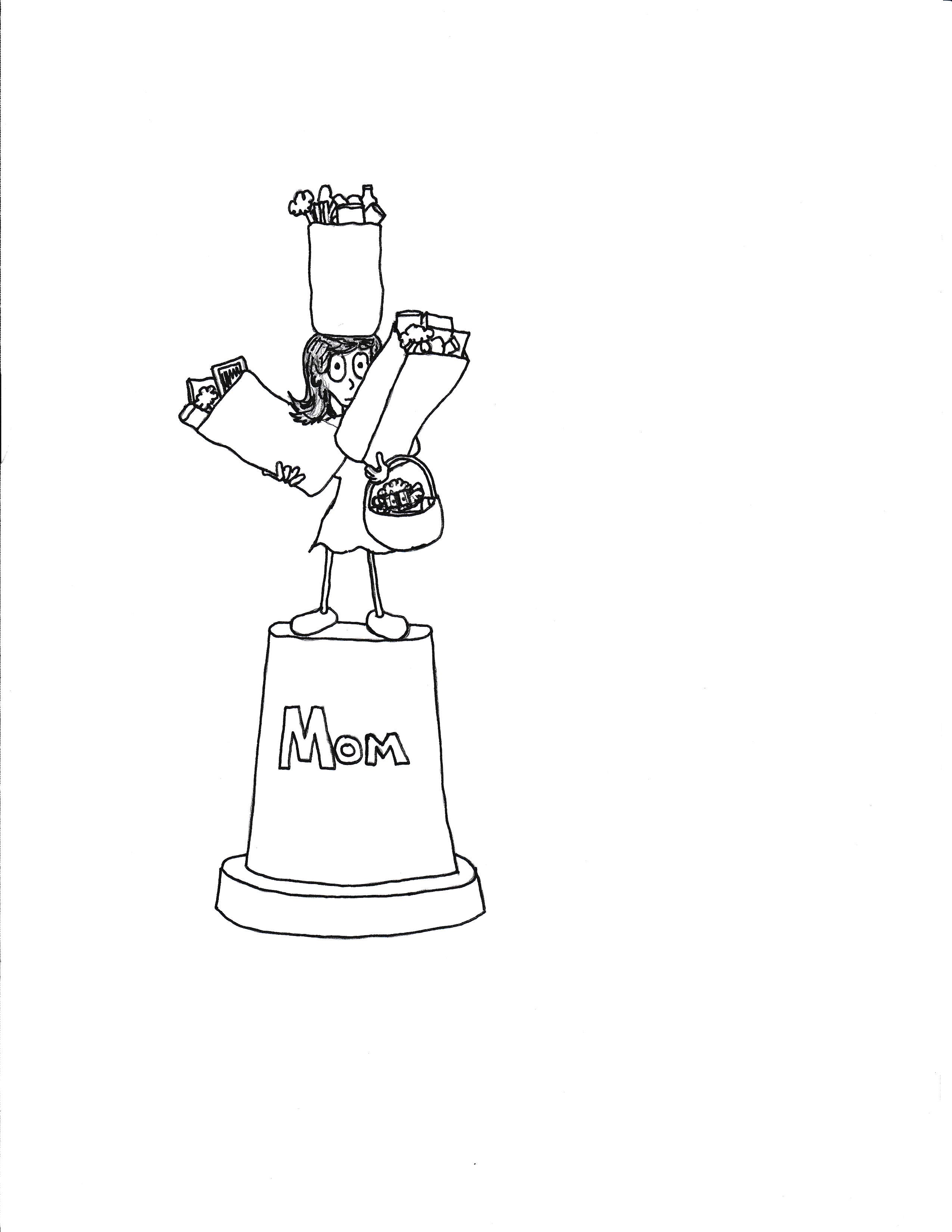 Super Mom On A Pedestal