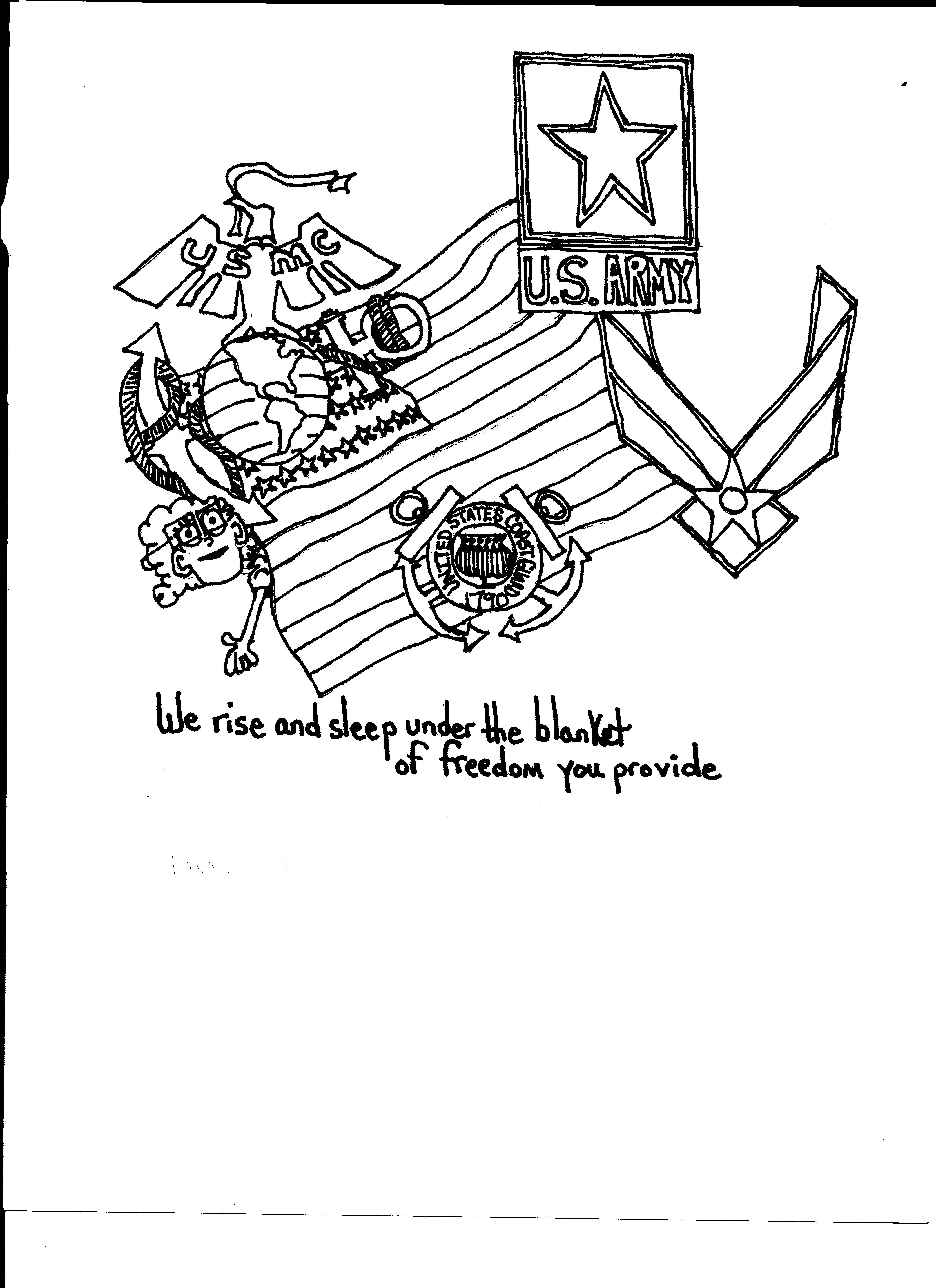 We Rise And Sleep Under The Blanket Of Freedom You Provide