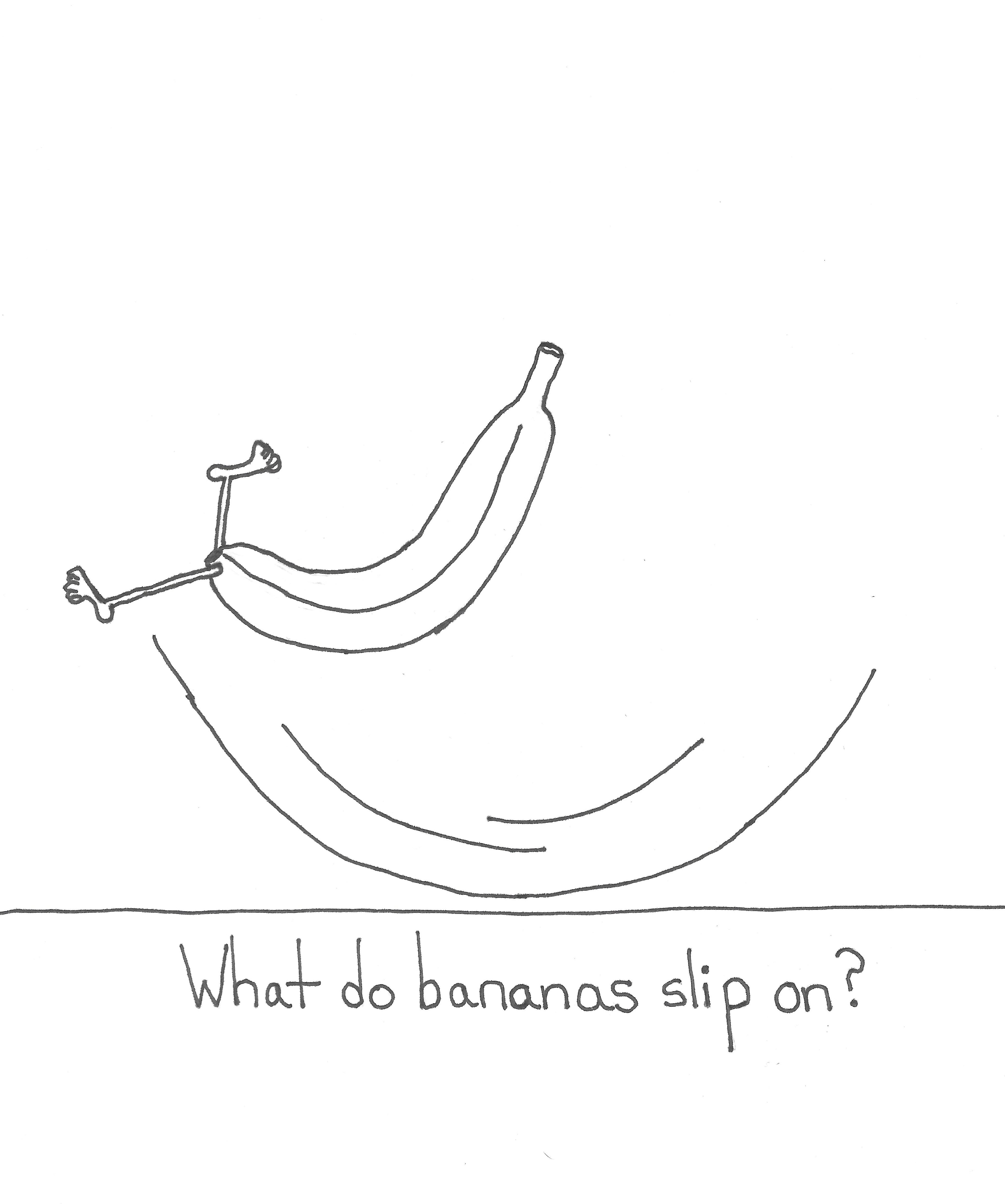 What Do Bananas Slip On