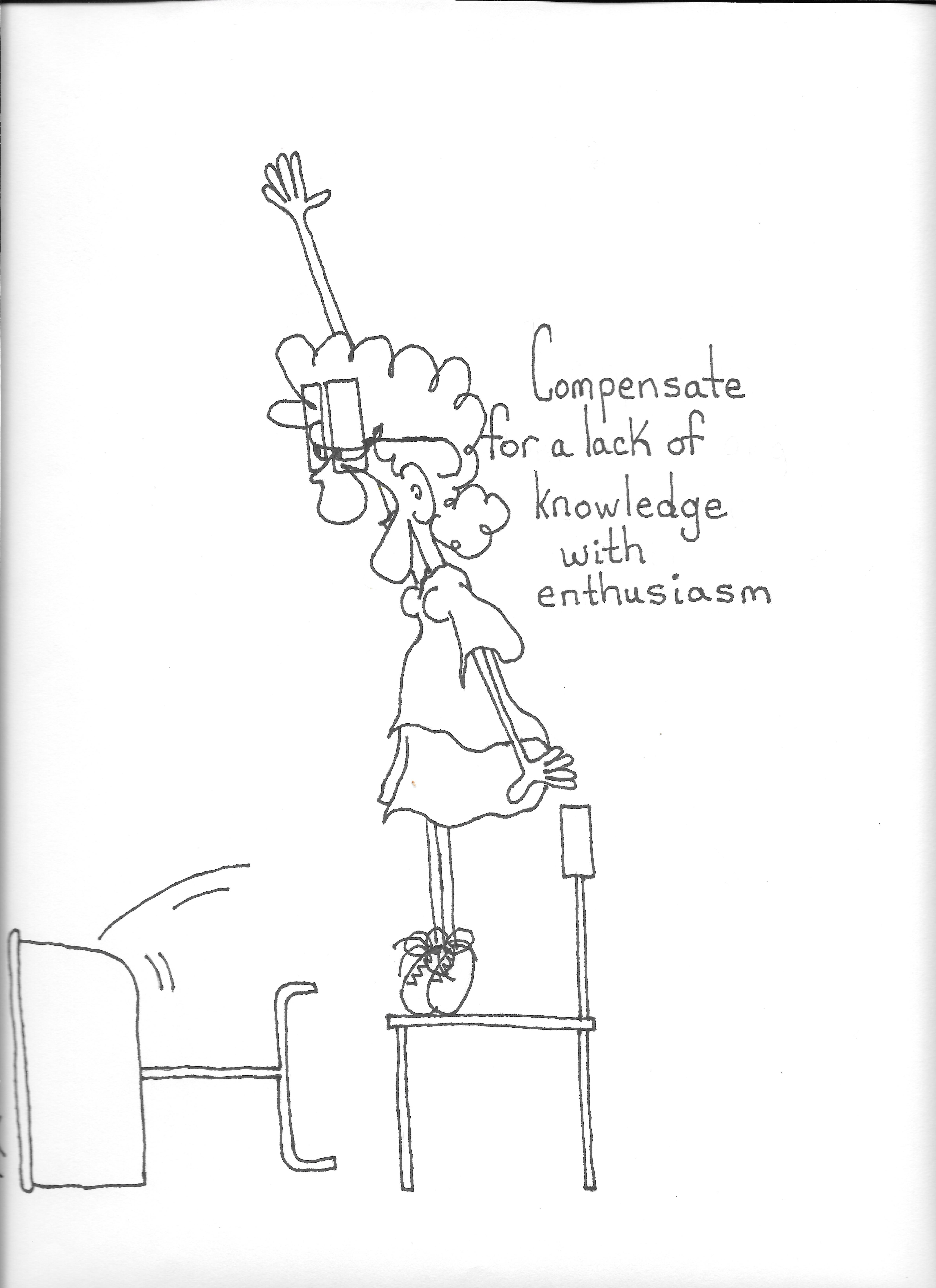 Compensate For A Lack Of Knowledge With Enthusiasm