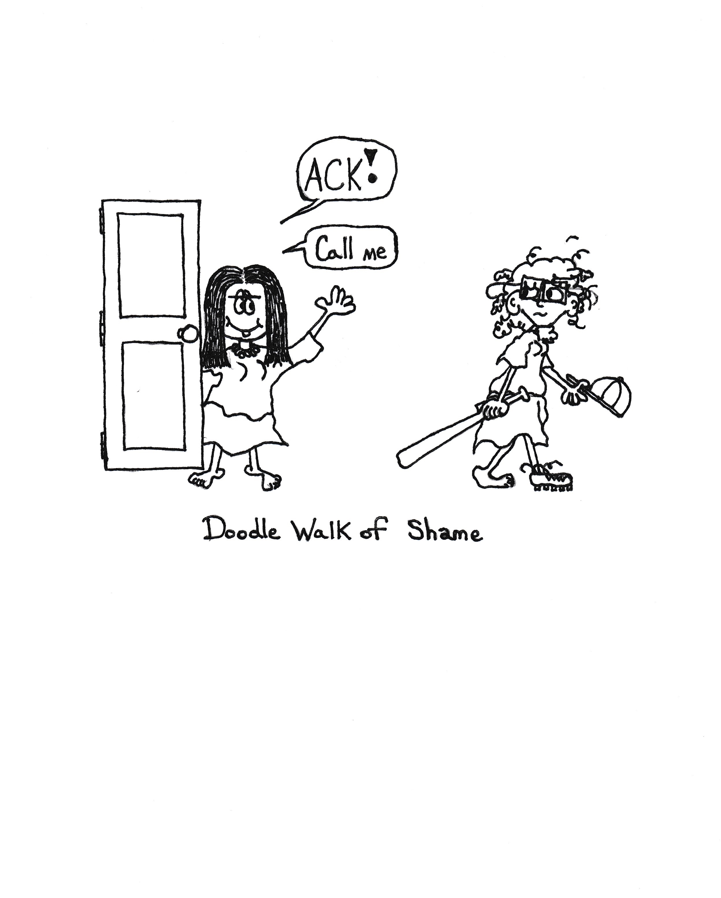 Doodle Walk Of Shame
