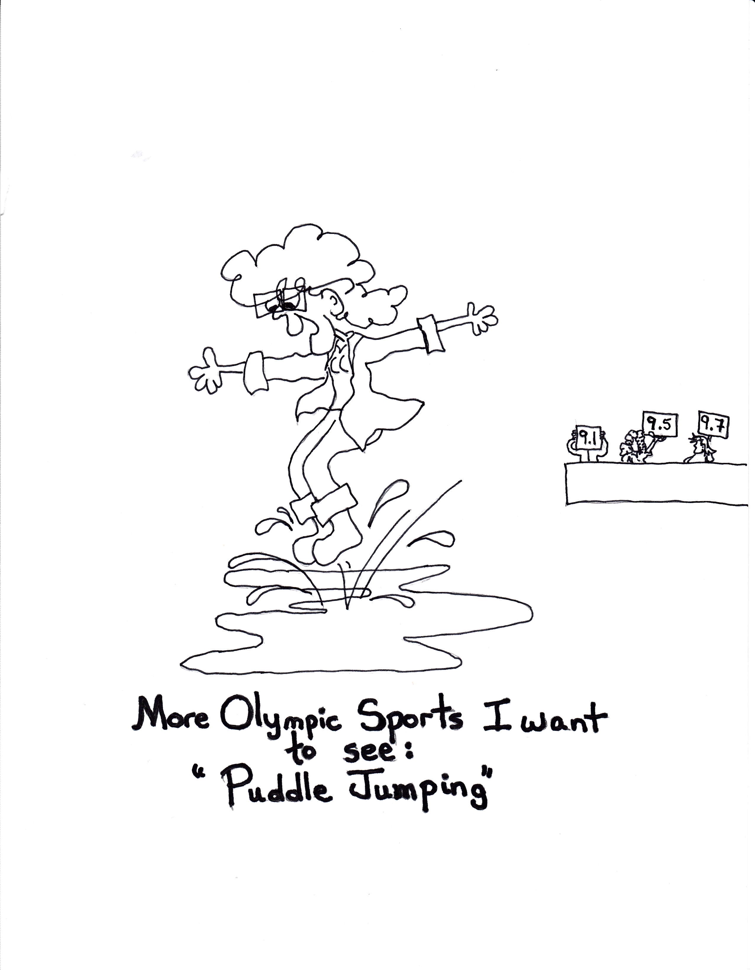 More Olympic Sports I Want To See Puddle Jumping
