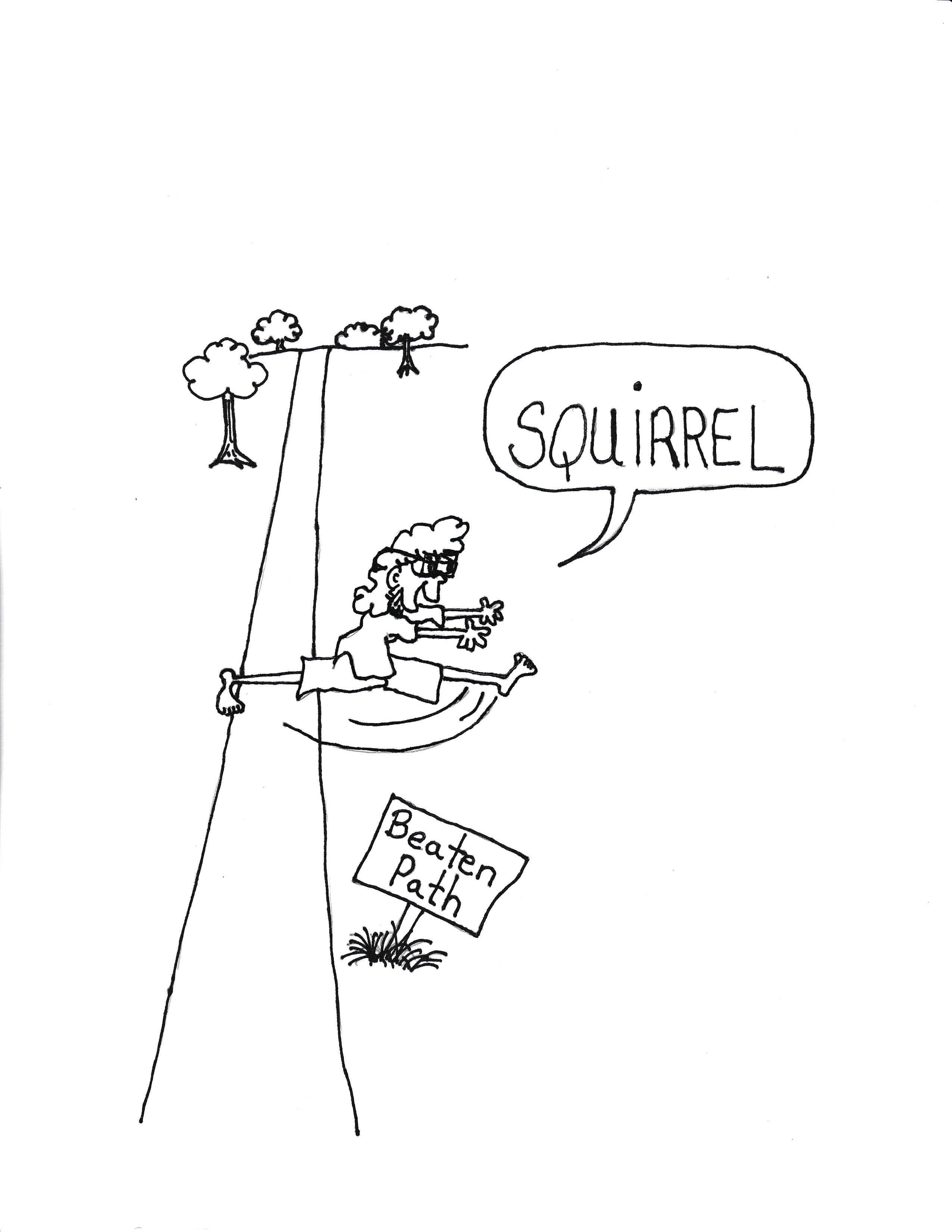 Squirrel The Beaten Path