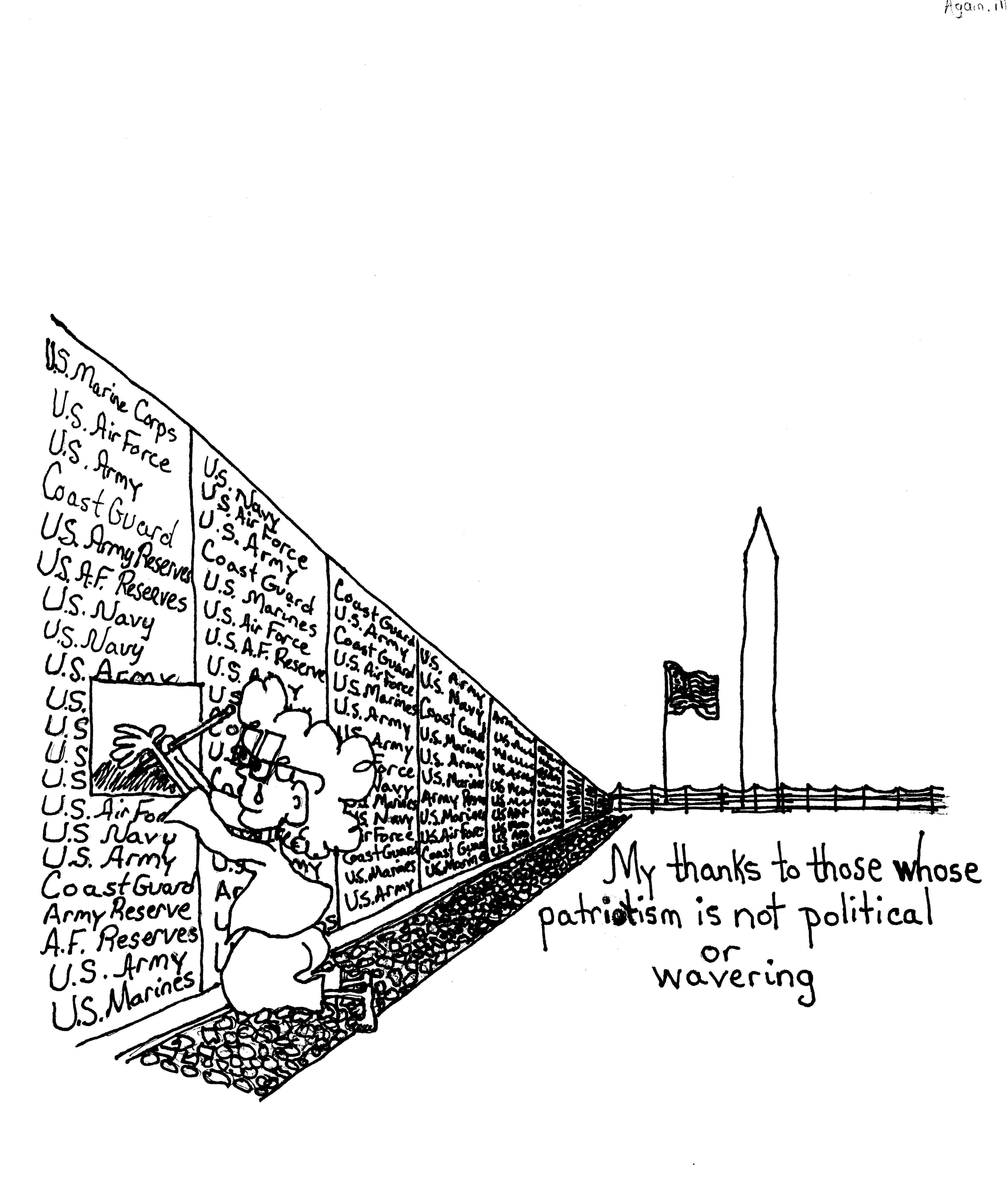 My Thanks To Those Whose Patriotism Is Not Political Or Wavering