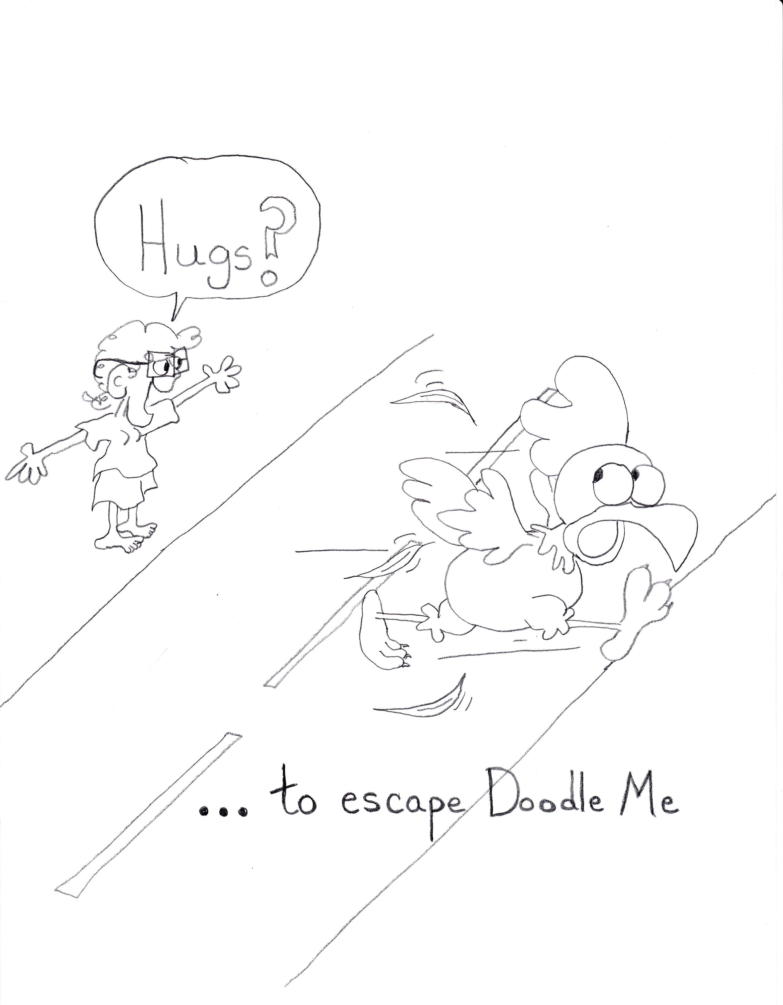 Hugs To Escape Doodle Me