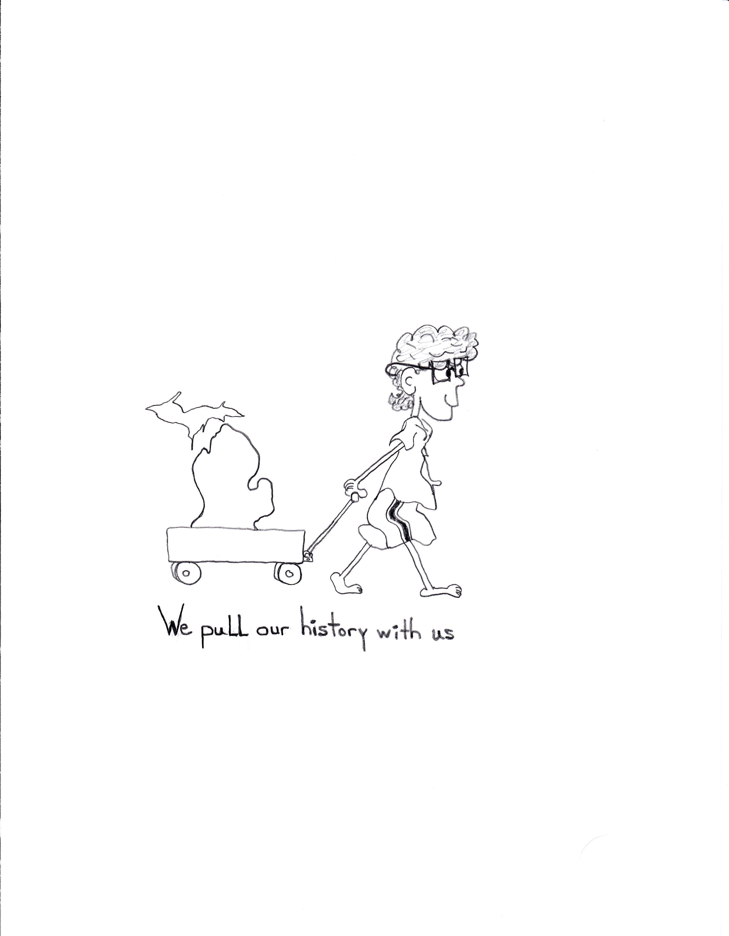 The State Of Doodle Michigan We Pull Our History With Us Sku 029