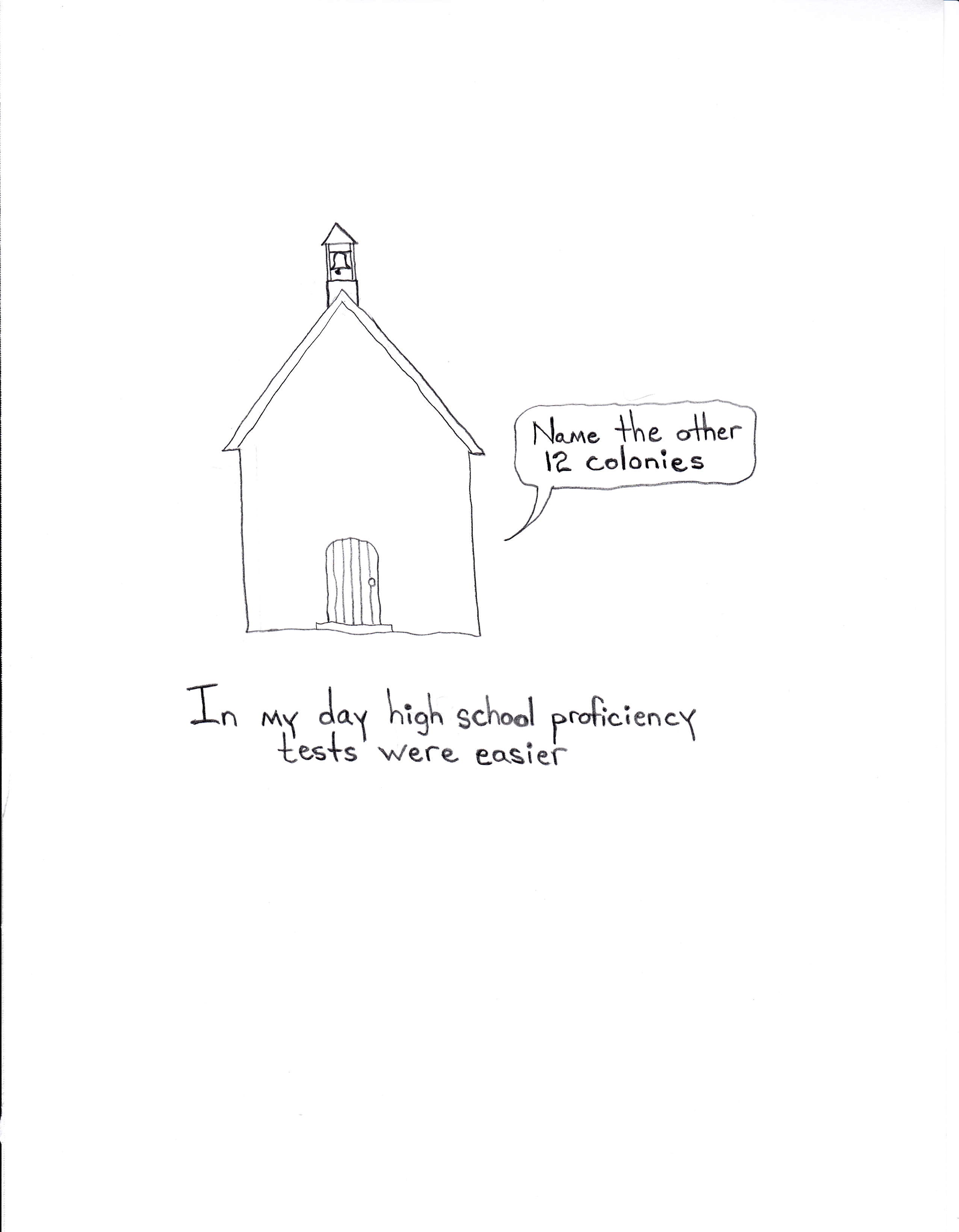 In My Day High School Proficiency Tests Were Easier