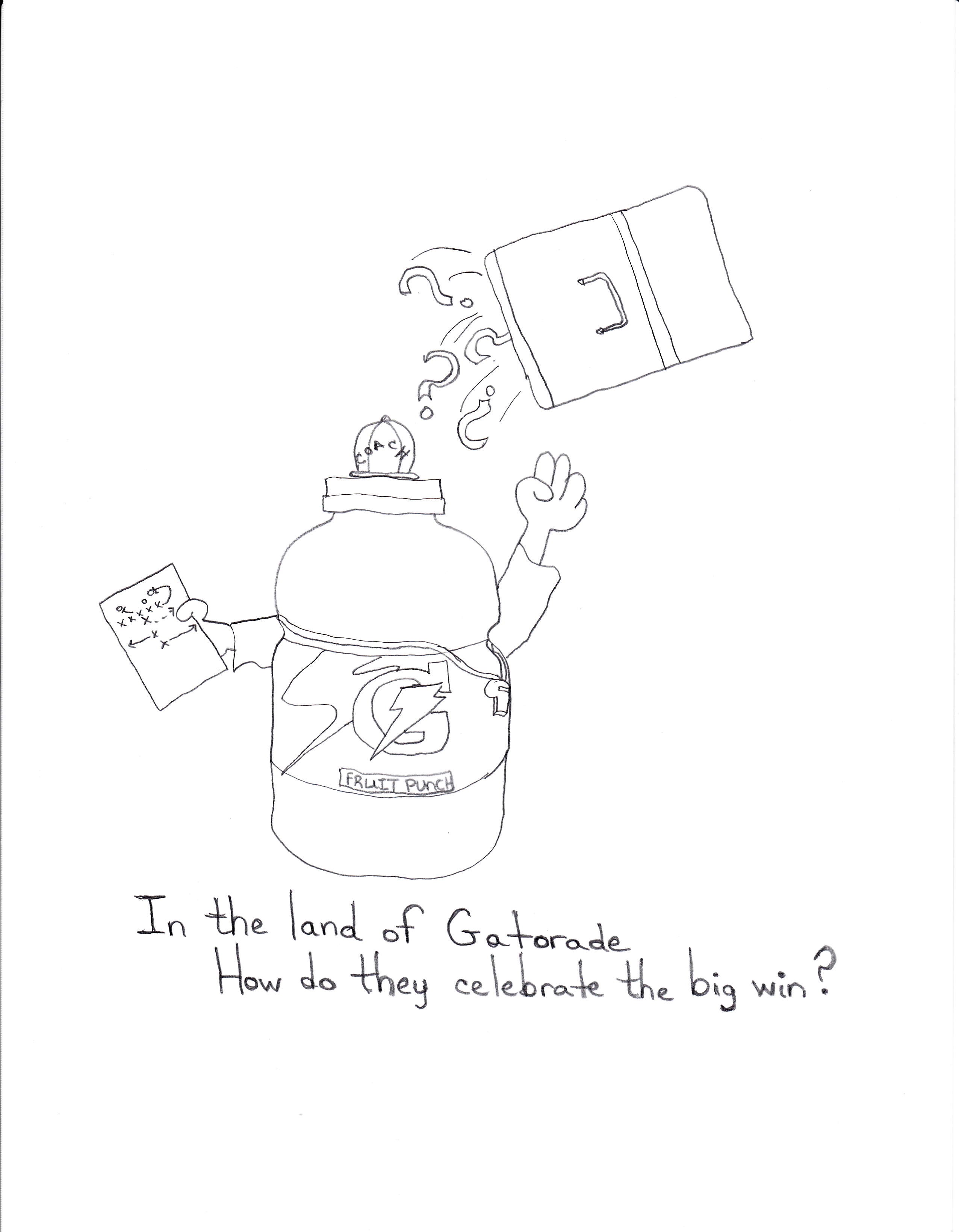 The Land Of Gatorade Pencil