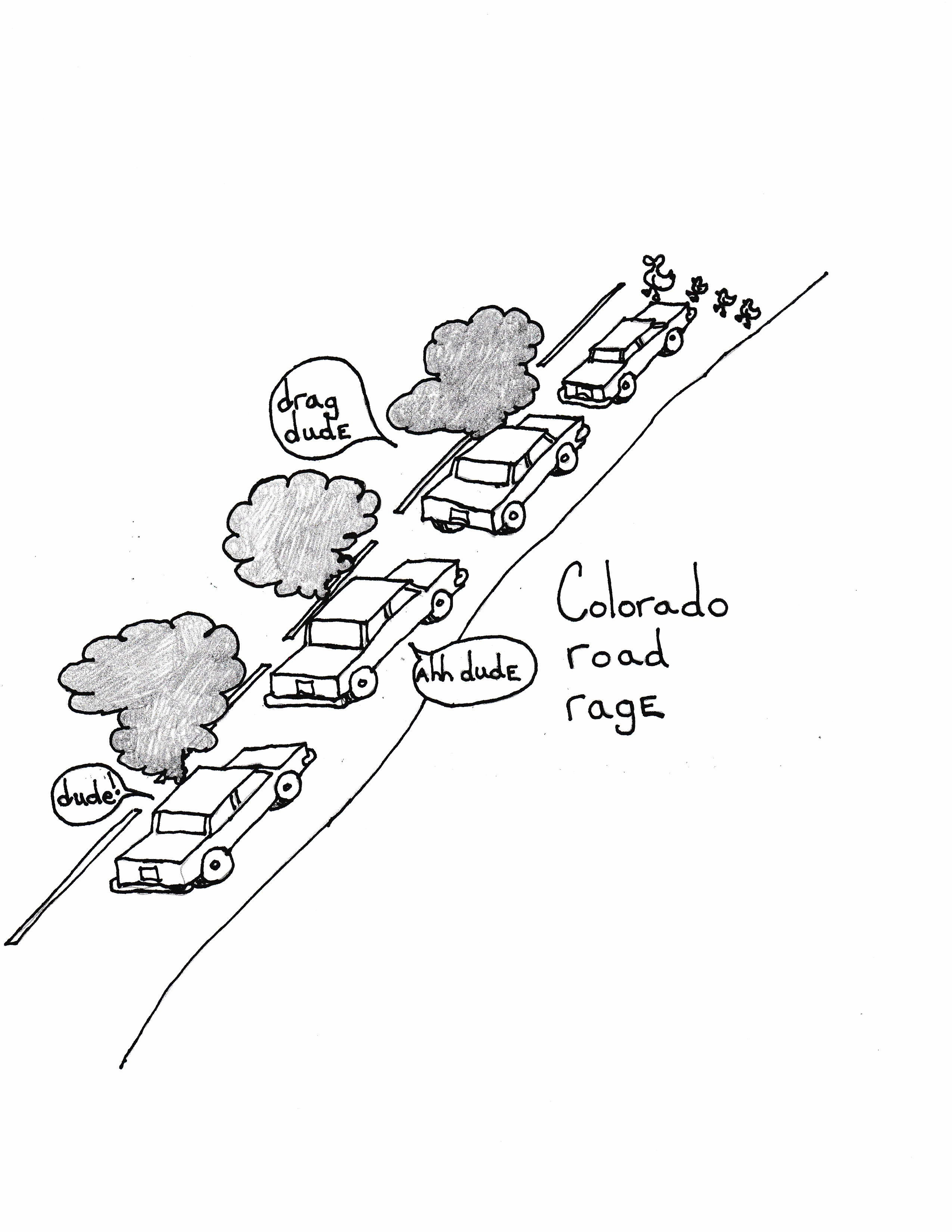 Colorado Road Rage Marker