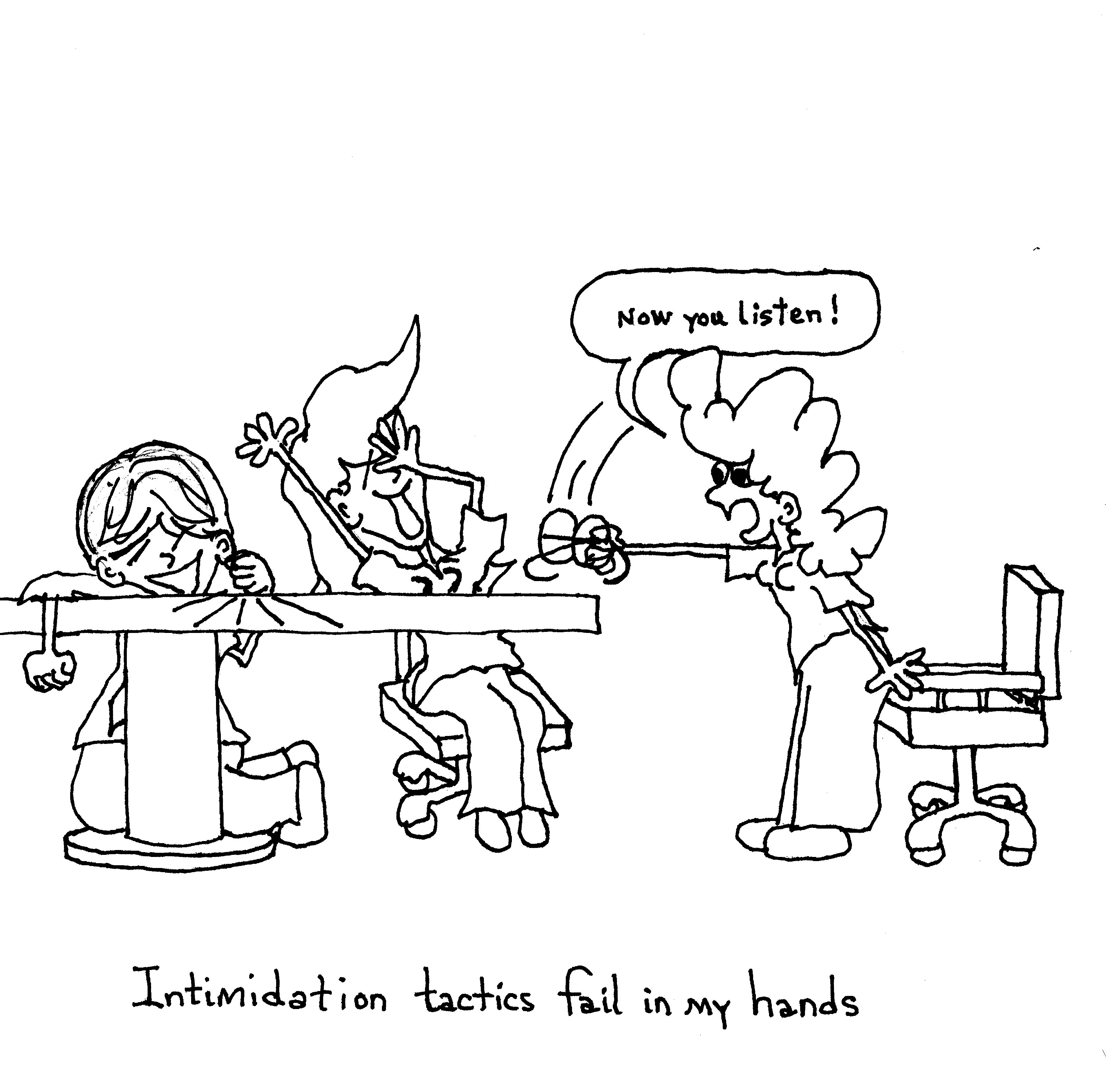 Intimidation Failure