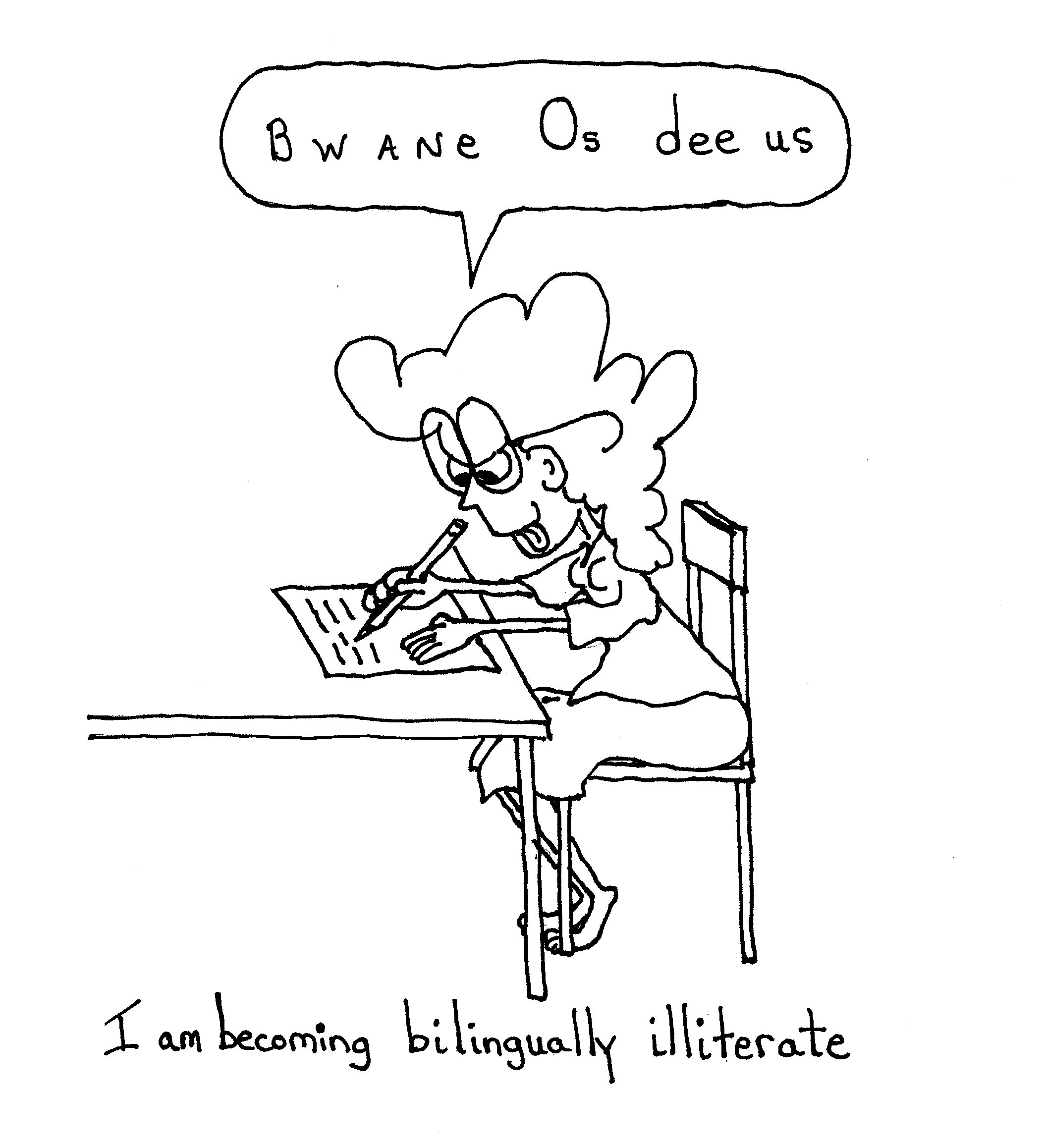 Bilingually Illiterate