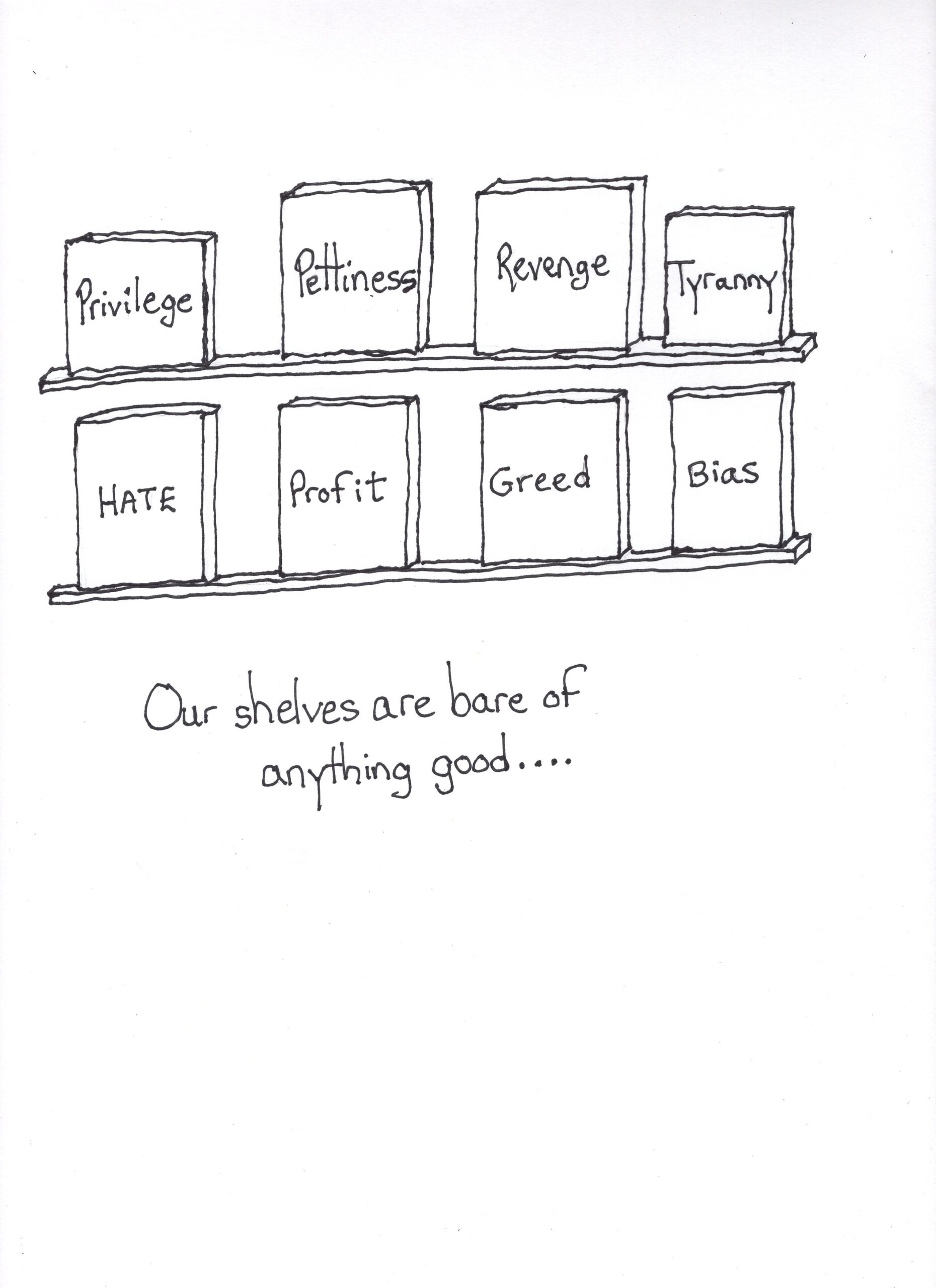 Shelves Bare