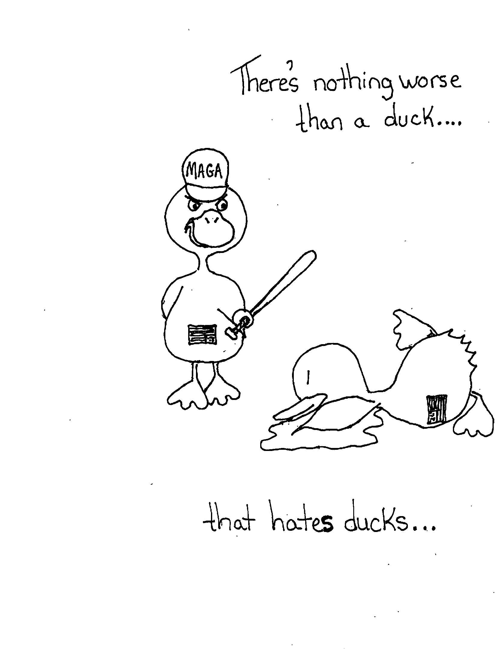 Duck Hates Ducks