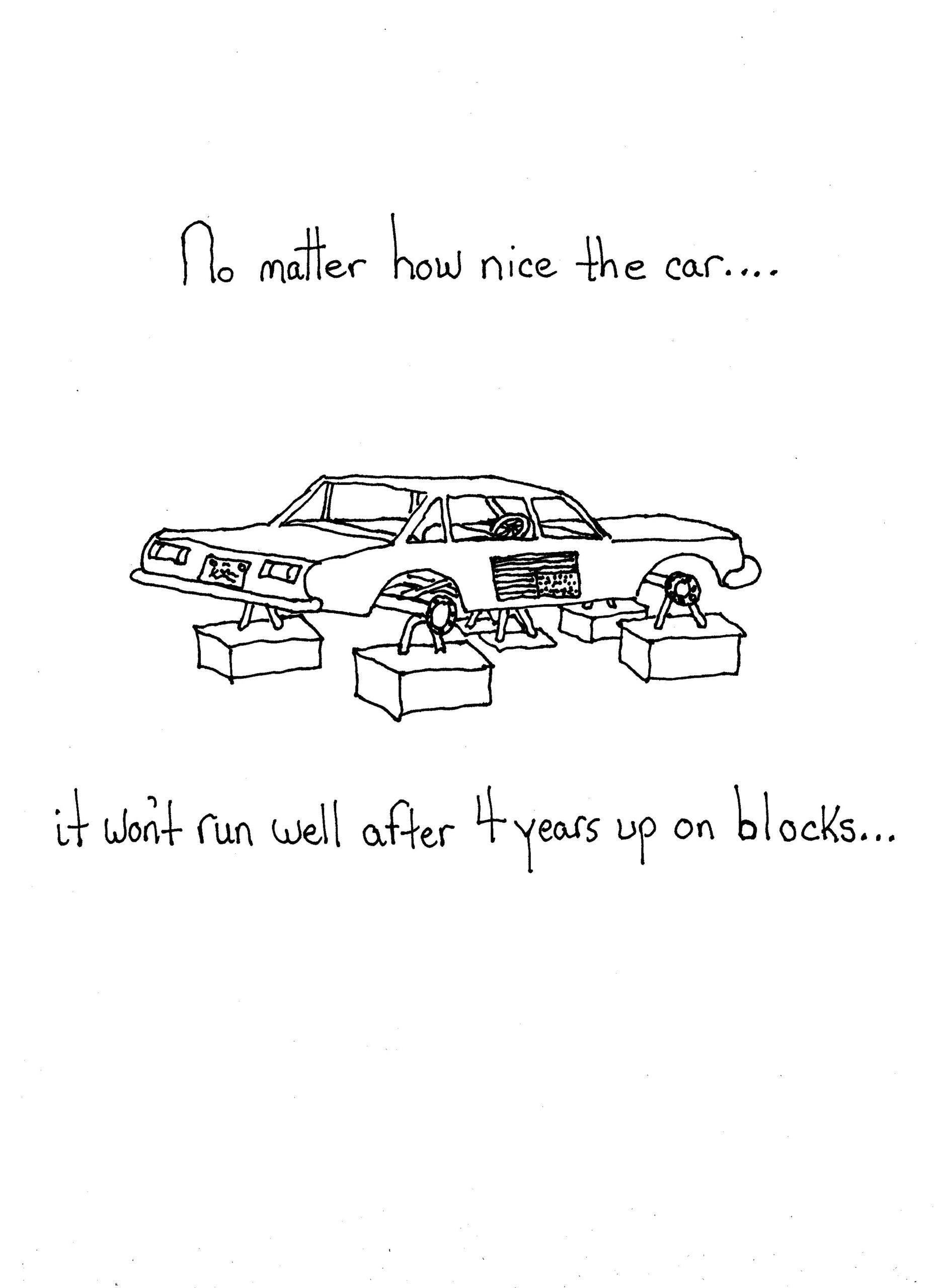 Upon Blocks