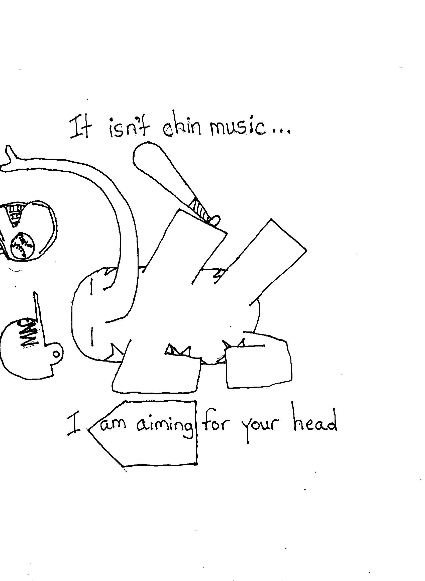 Not Chin But Head