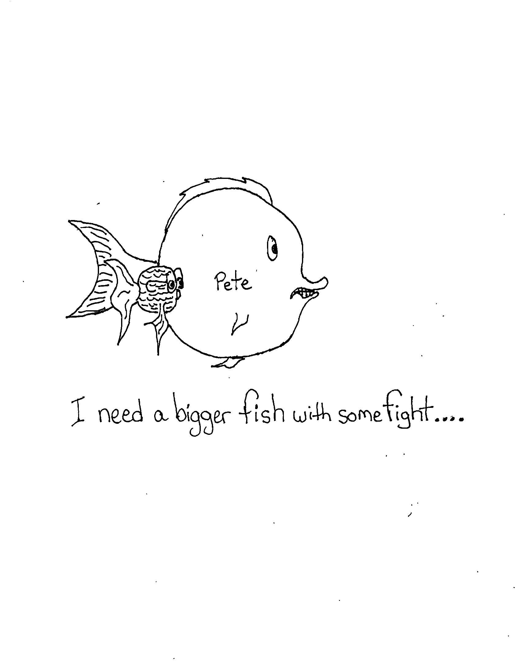 I Need A Bigger Fish Pete