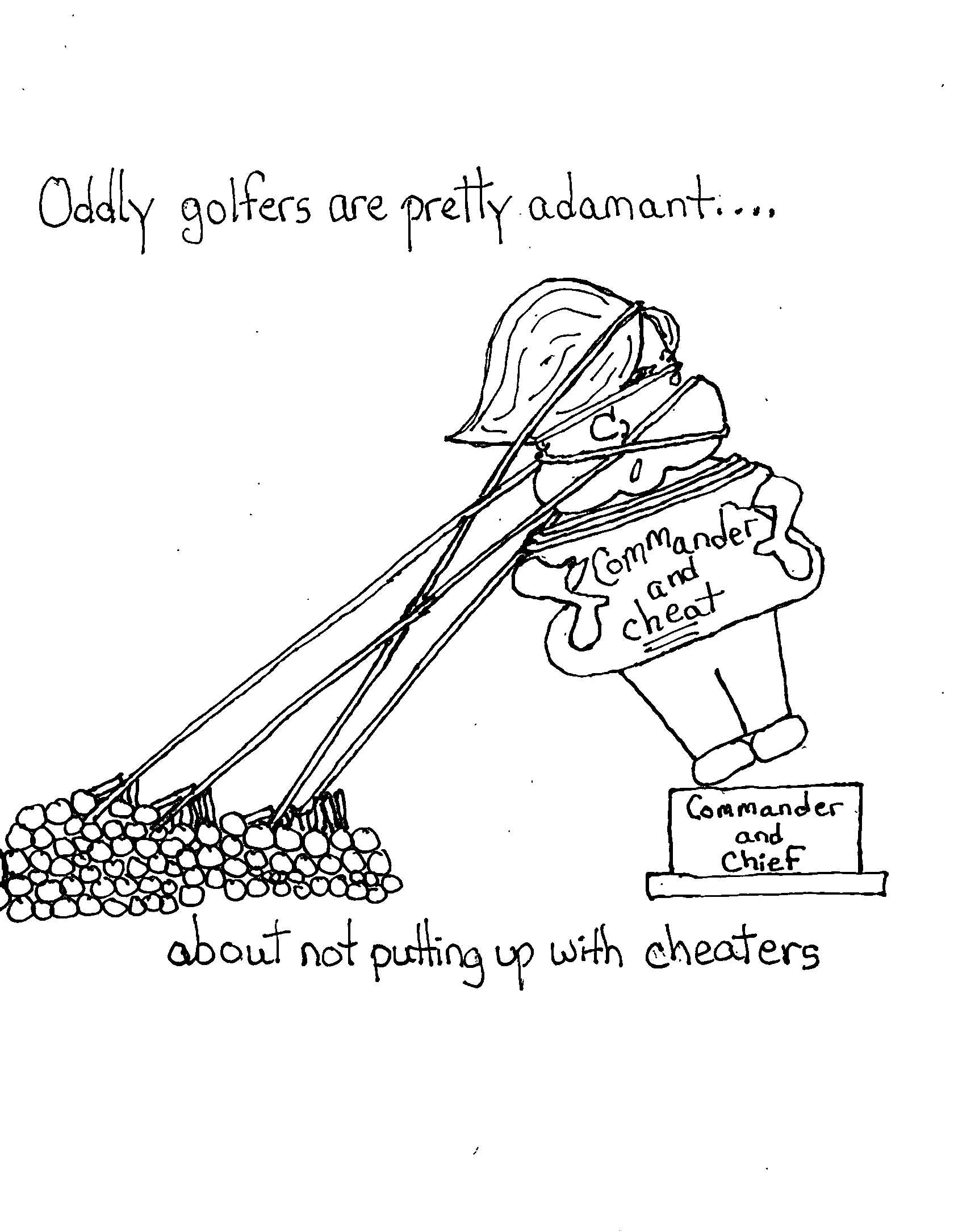 Golfers Take Stand