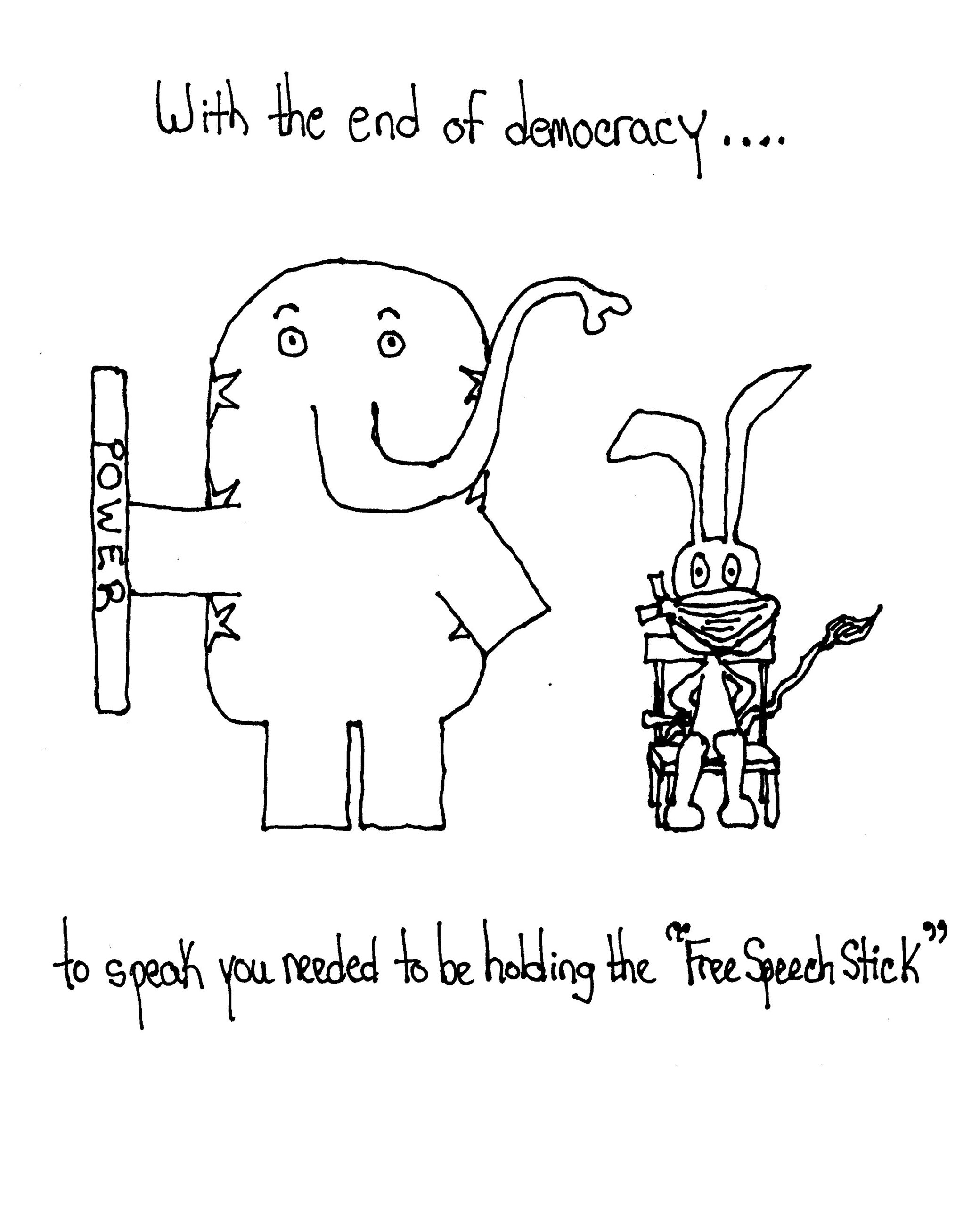 The Stick Of Free Speech