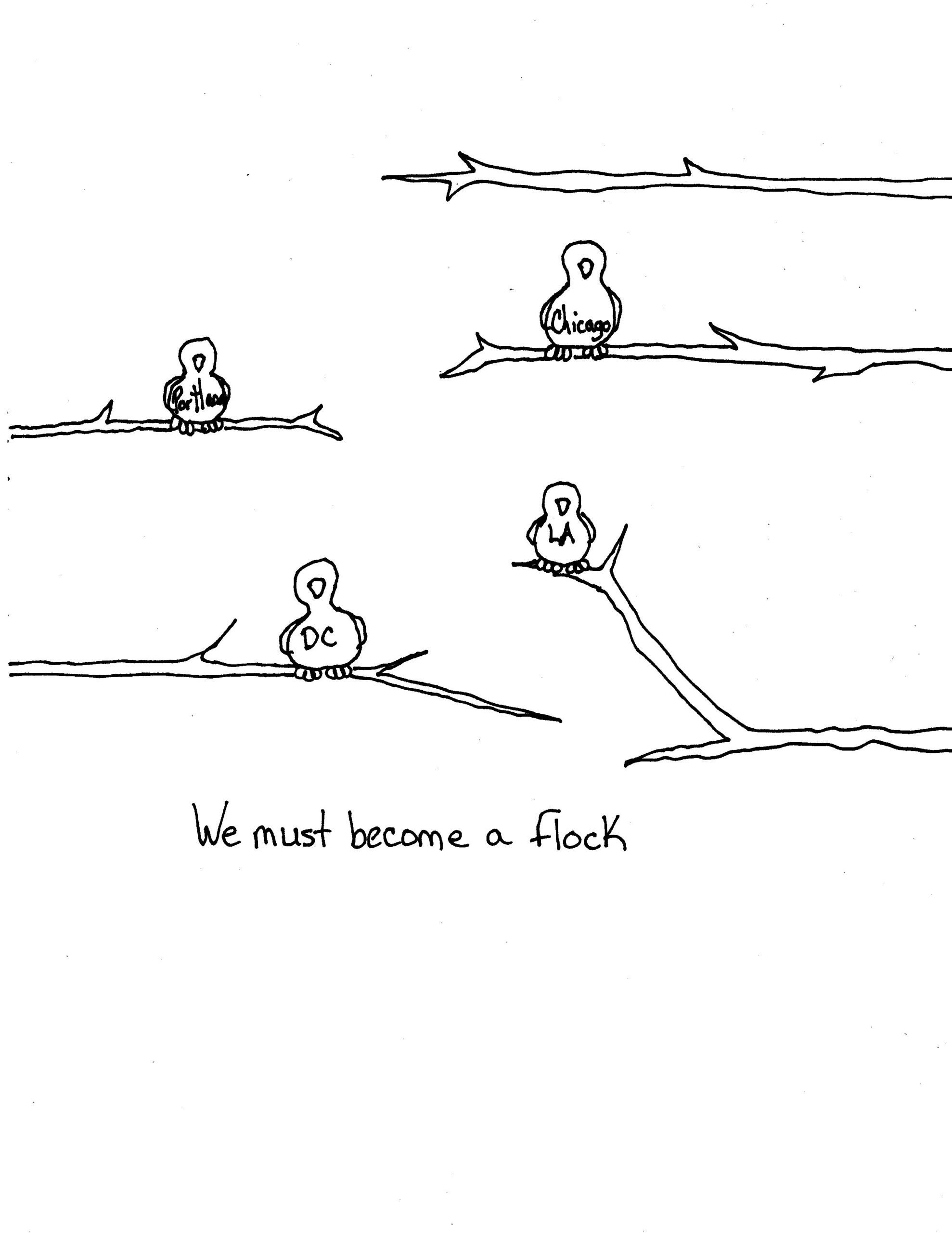 We Need To Get In A Flock Very Quick Y