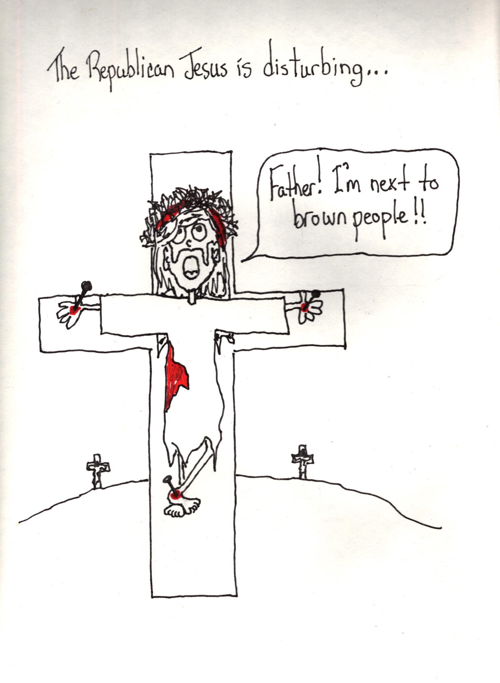 Yourjesusisdisturbingasheck Rotated