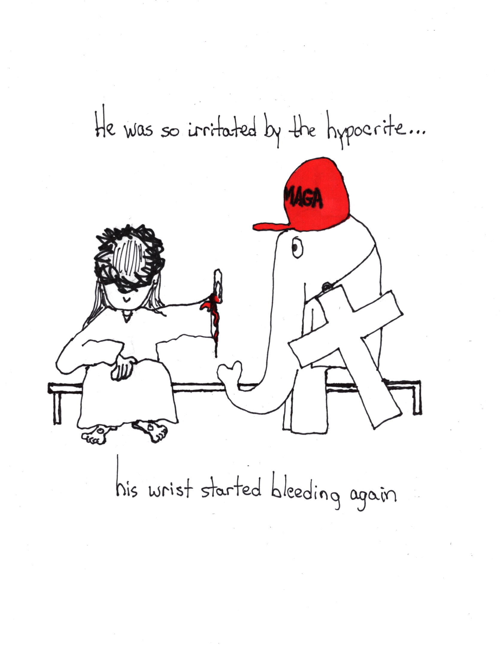 You Made Him Bleed Again