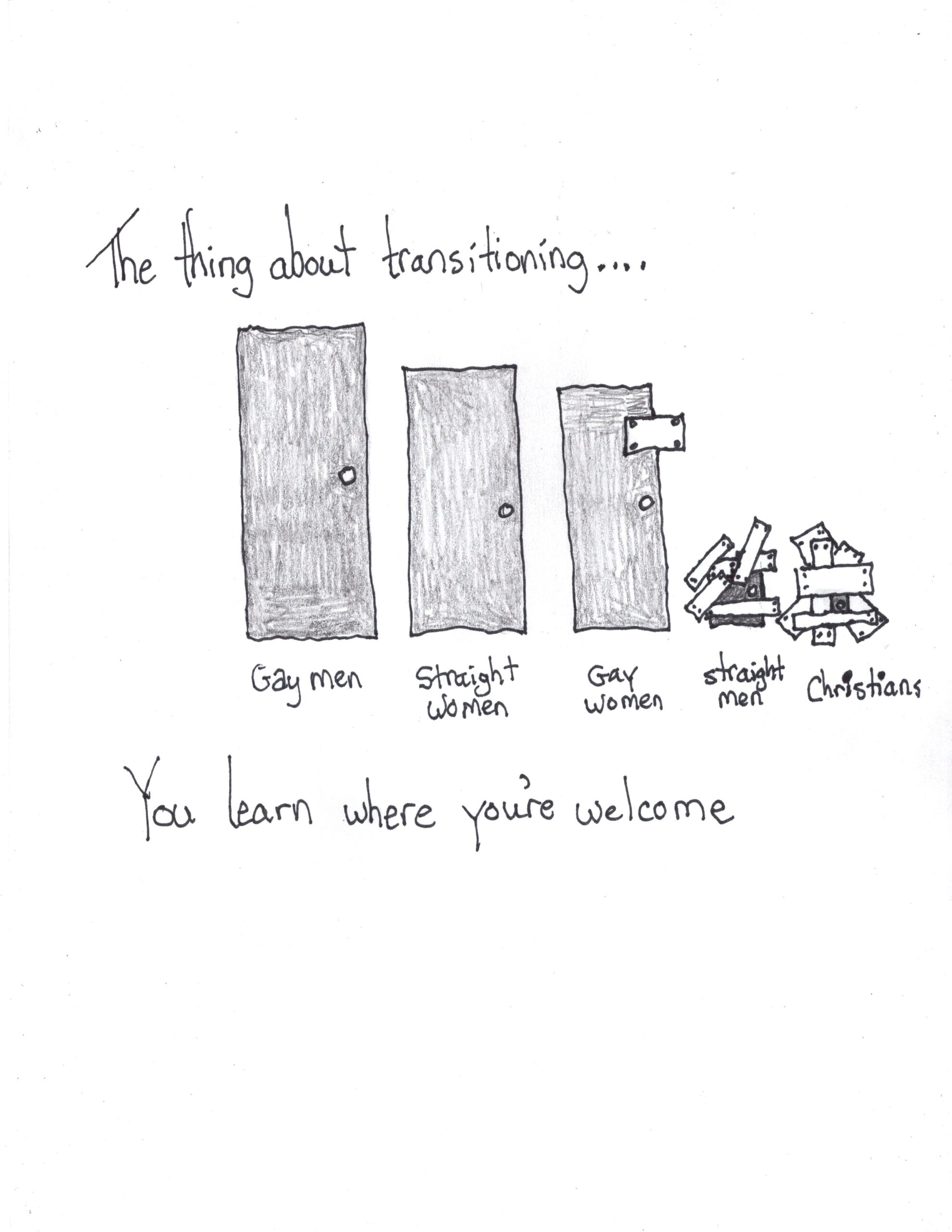 We Knowwherewecangoandbewelcome