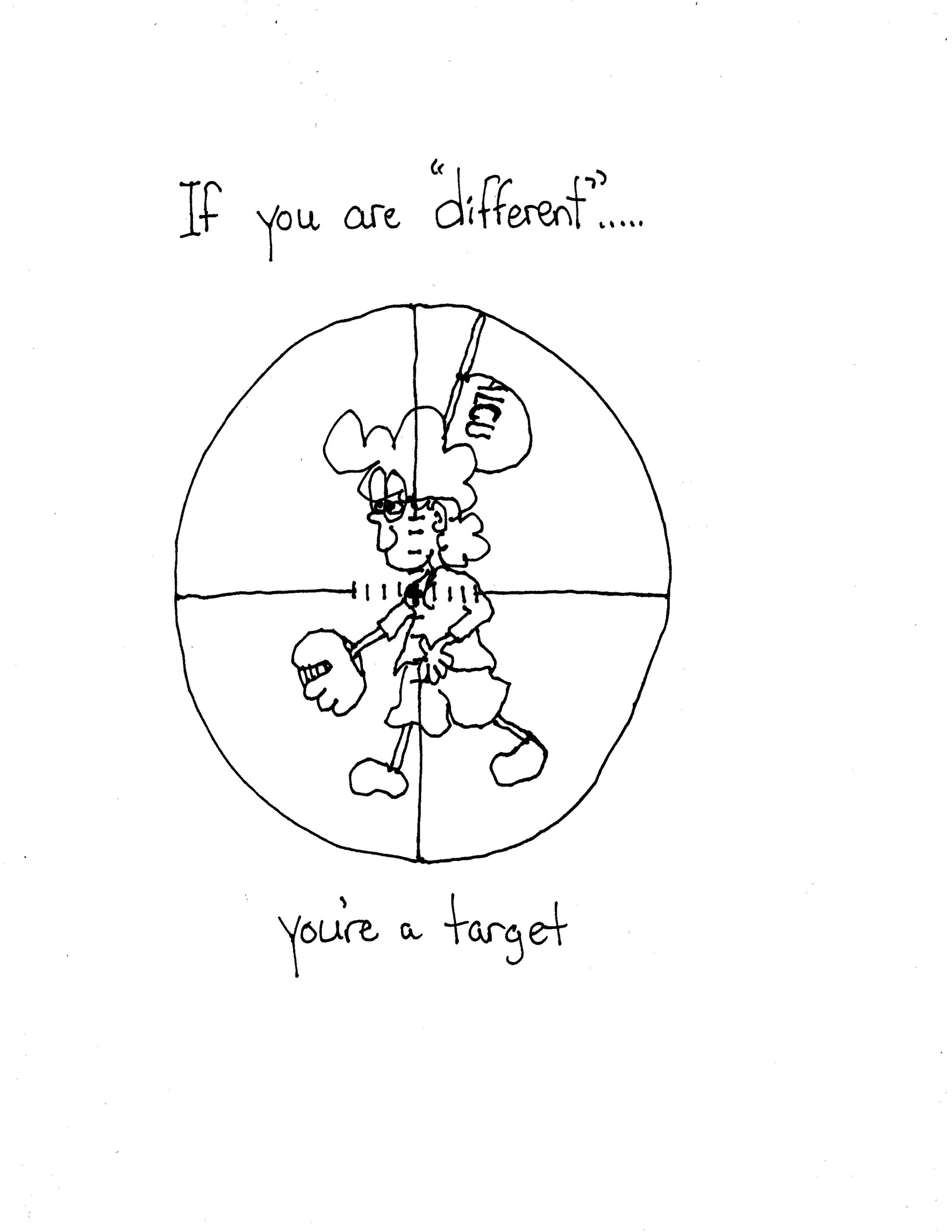 Ifyouaredifferentyouarethetarget4them