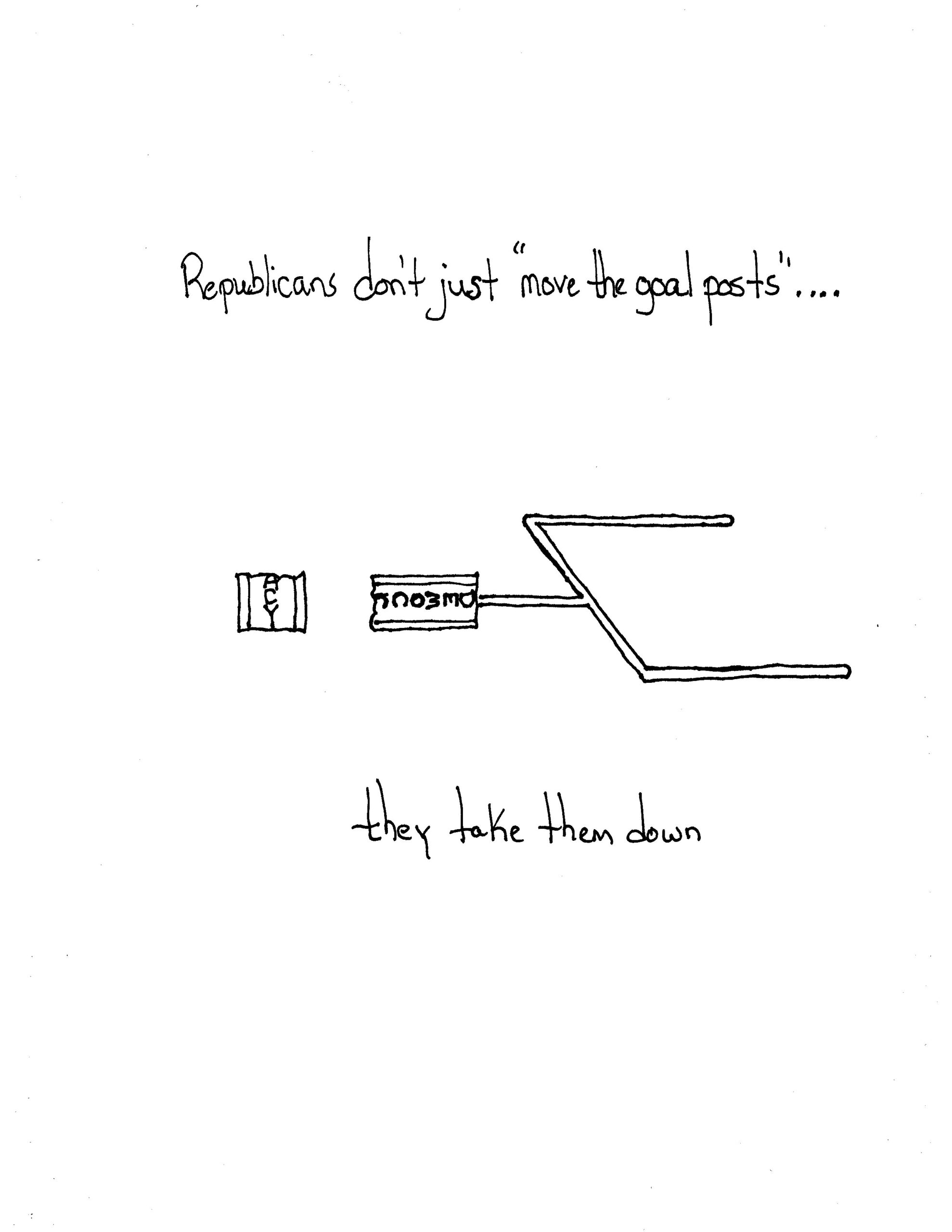 Dont Just Move The Posts Bring Them Down