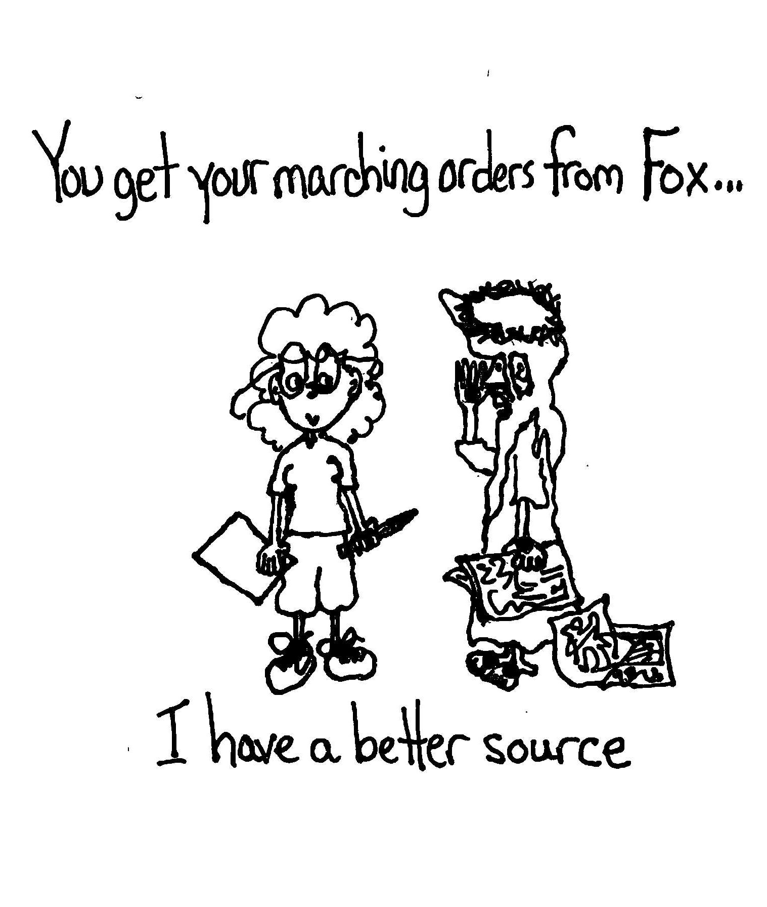 Marching orders….