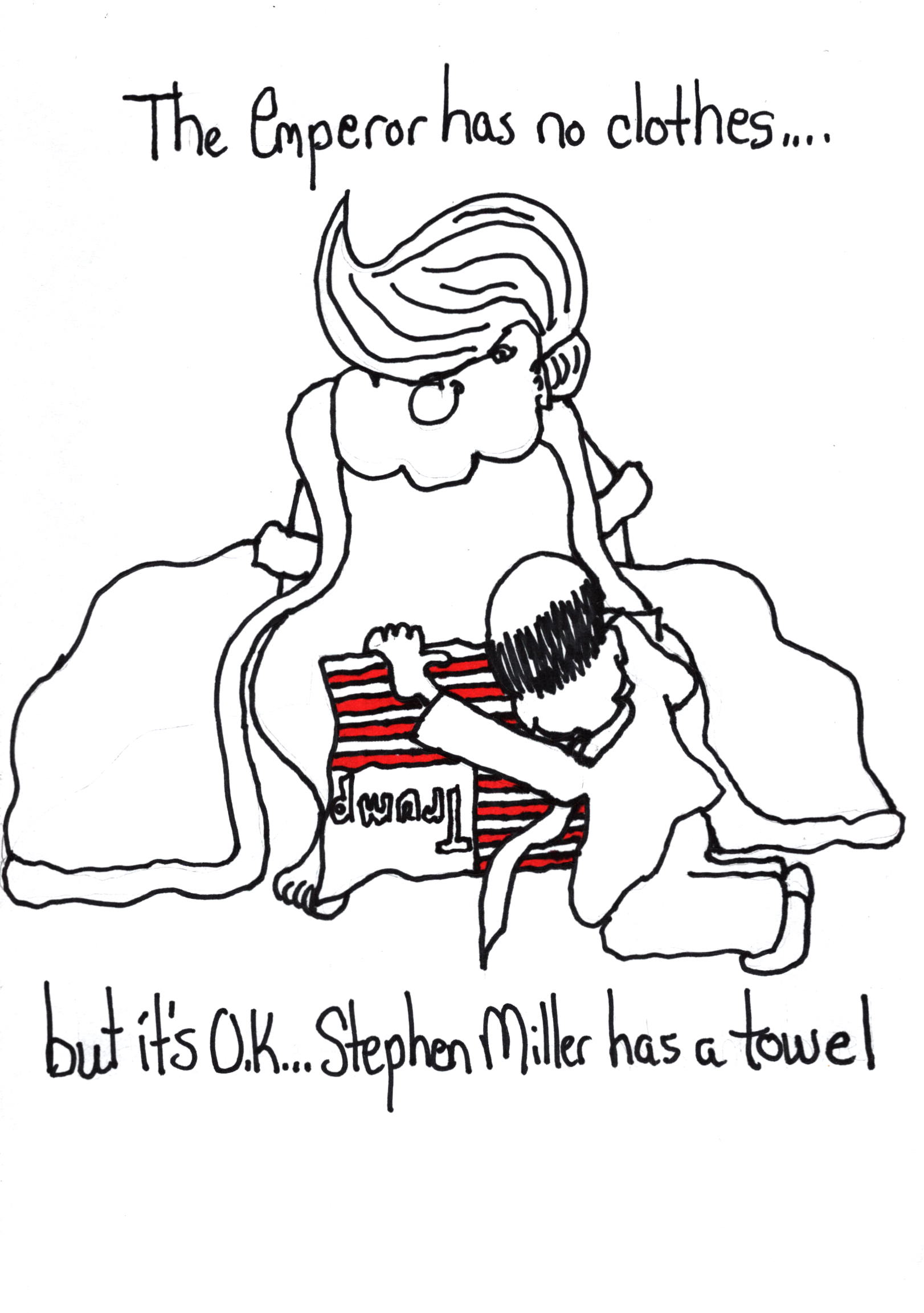 Hang on to the towel!