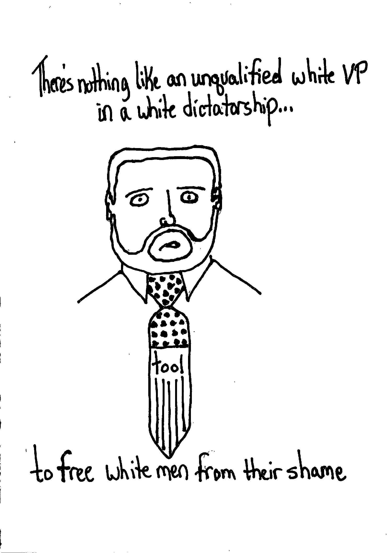 Poor white man…