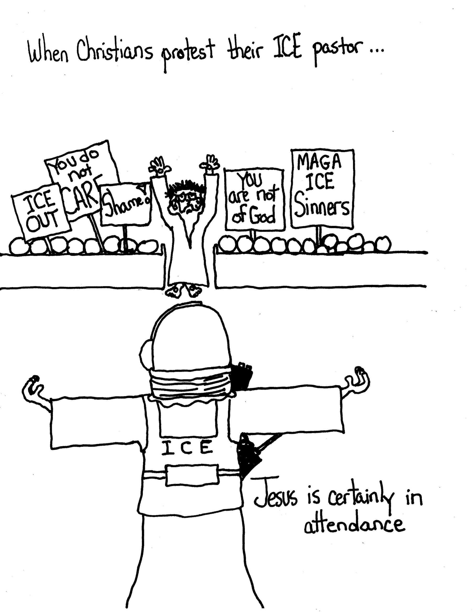 Jesus was there…..