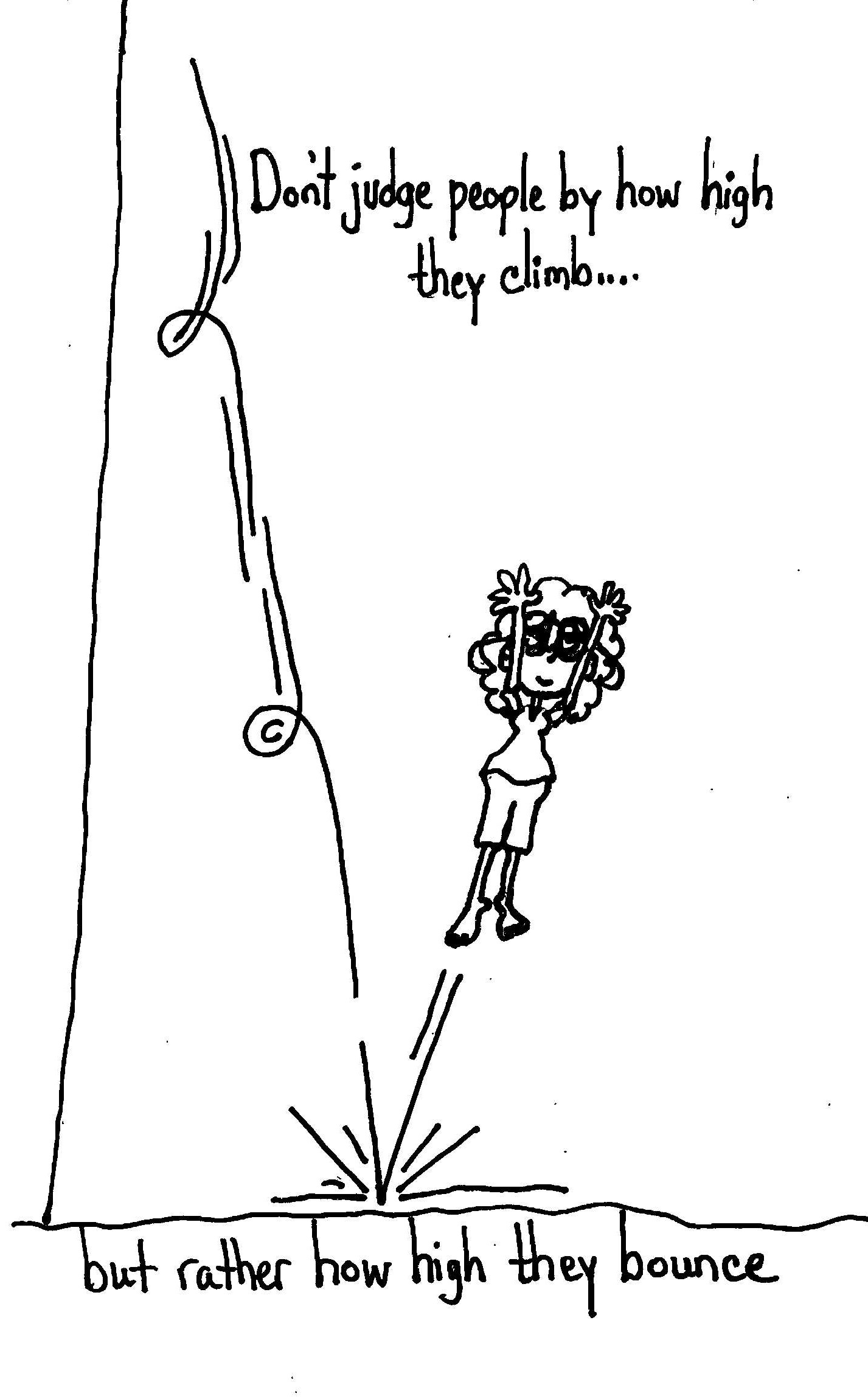 It isn’t the climb…