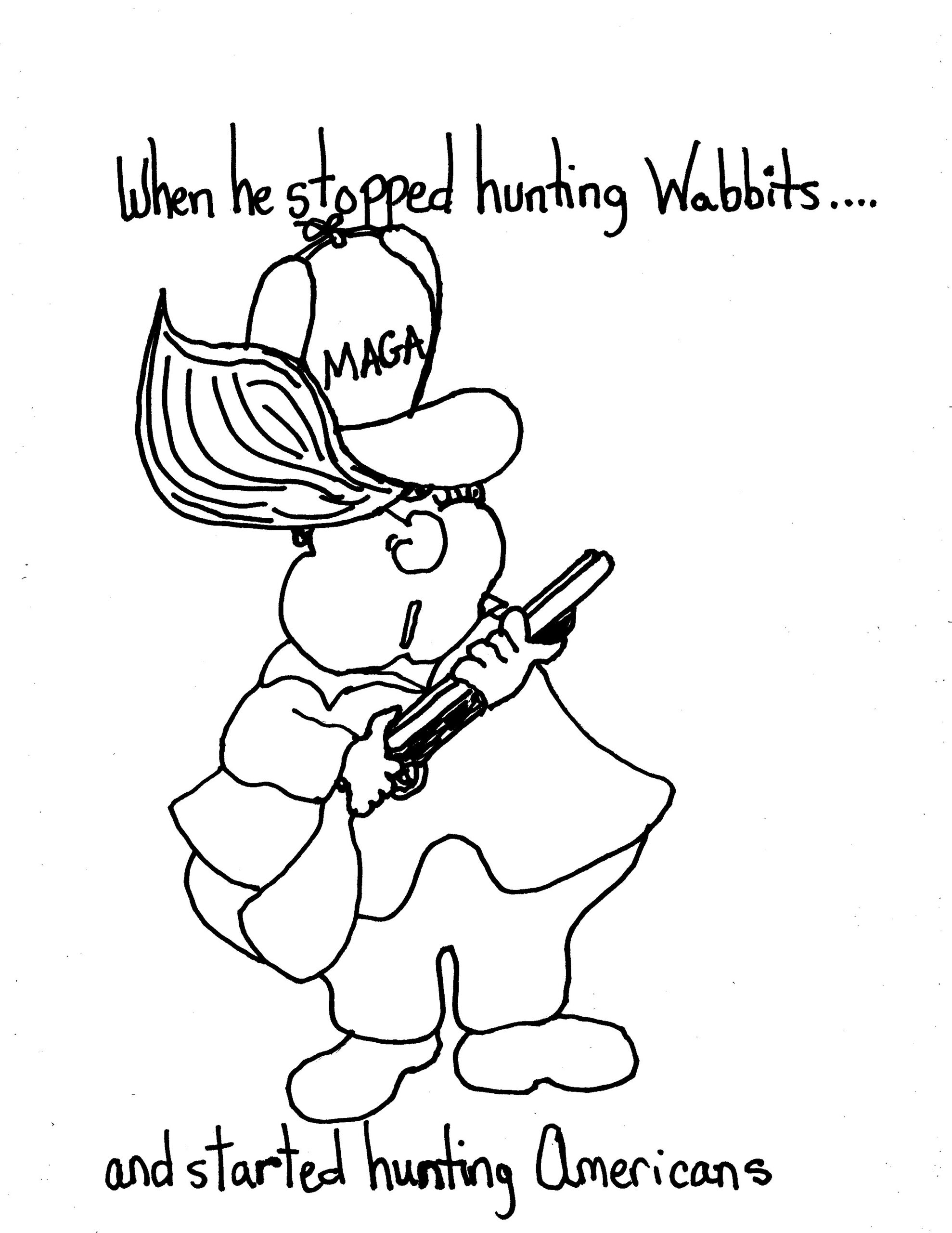 Stopped Hunting Wabbit Sat One Point