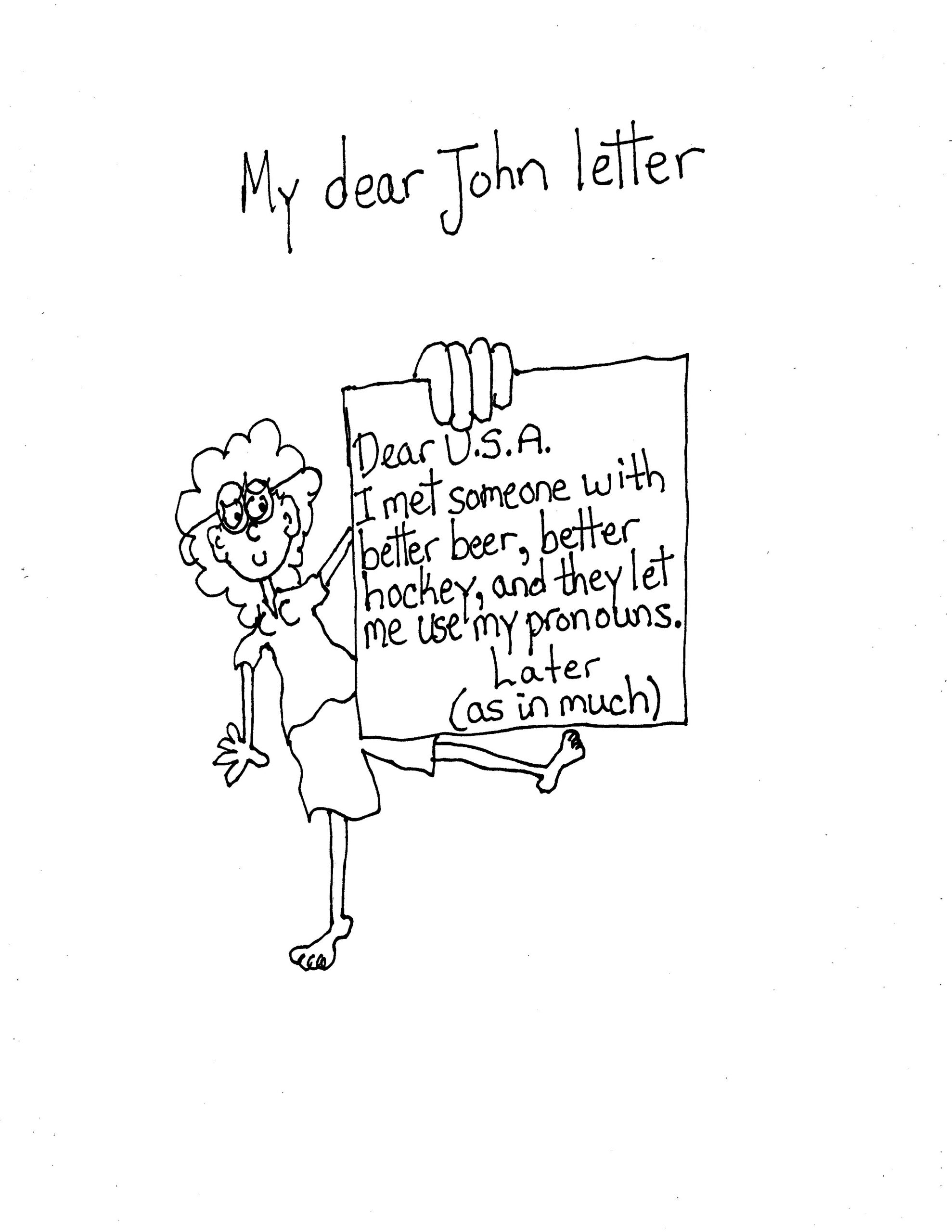 First Dear John Letter…