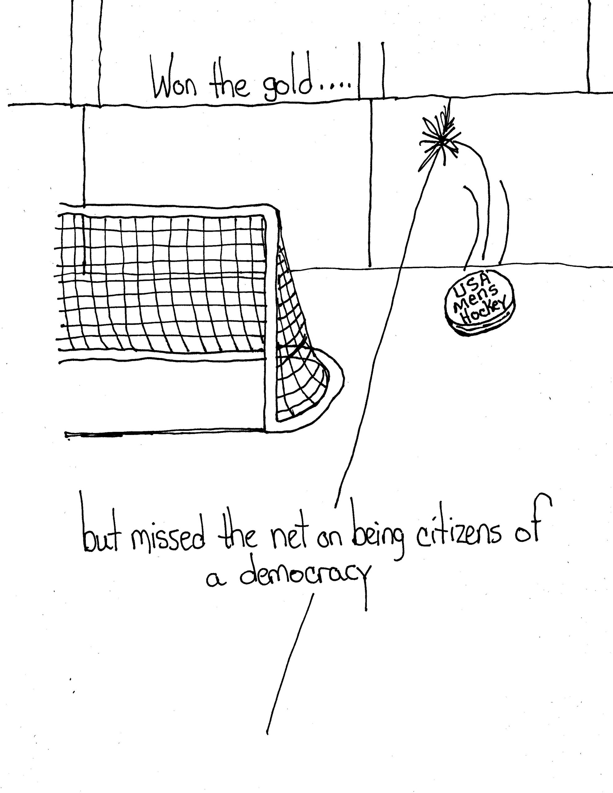 Missed The Open Net…