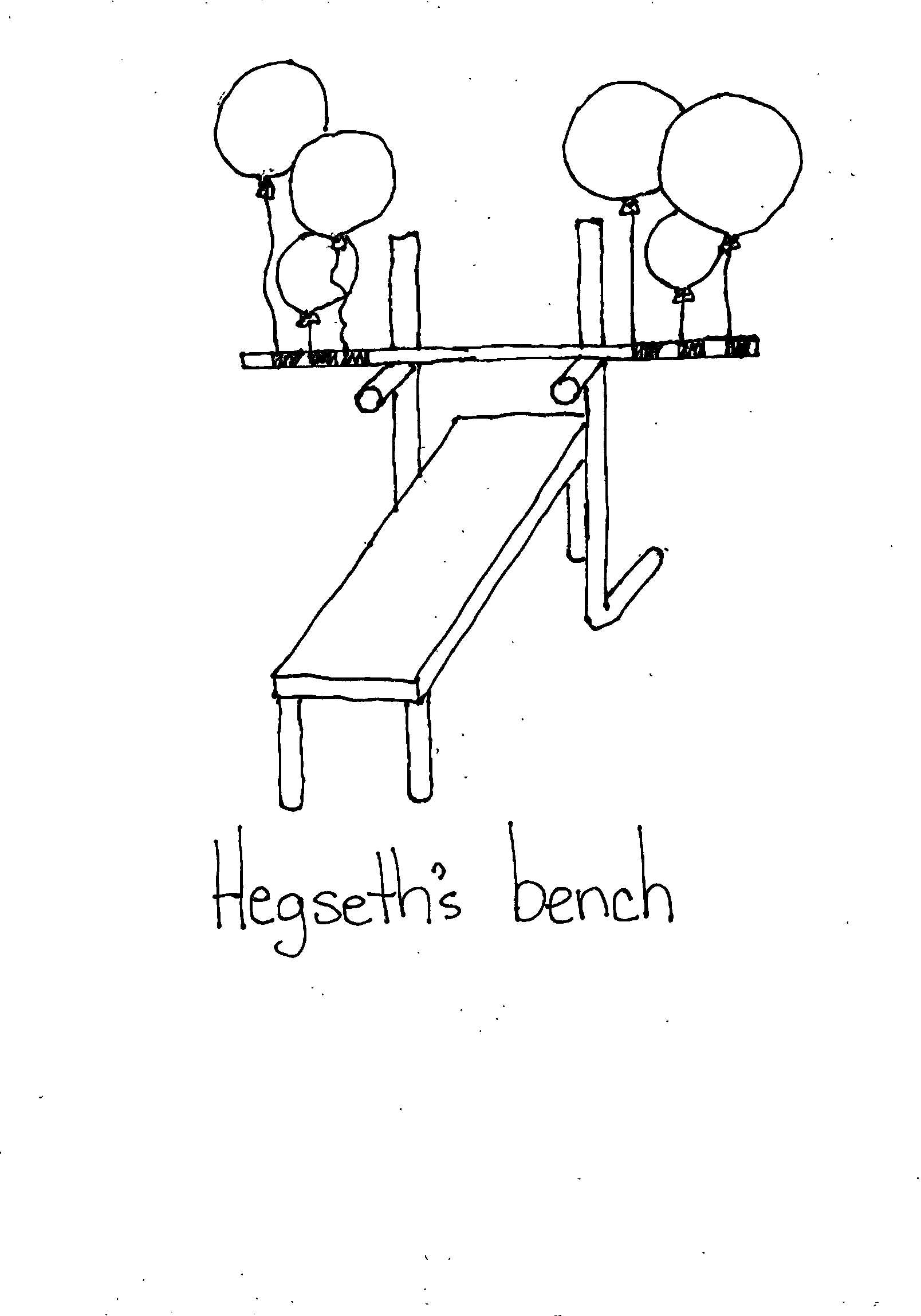 Pete’s Bench…
