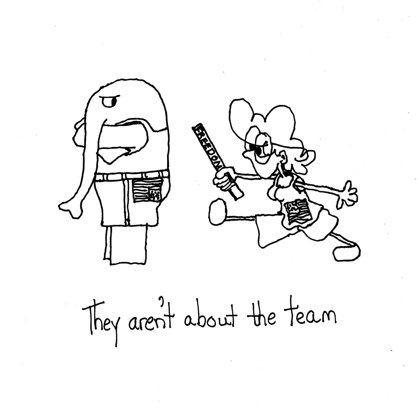 Not About “Team”…